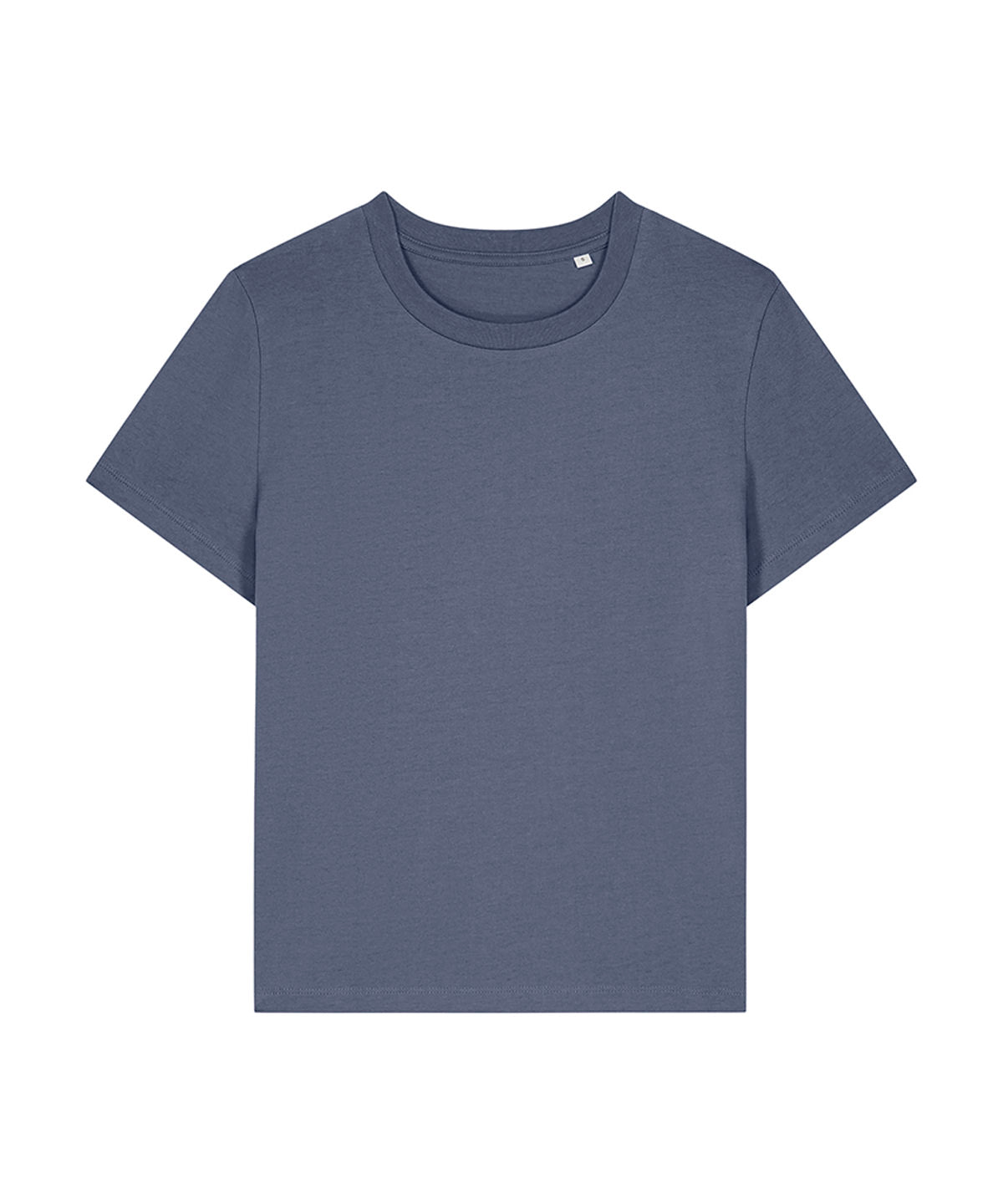 Stanley/Stella Women’s Stella Muser iconic t-shirt in Blue Grey, front view