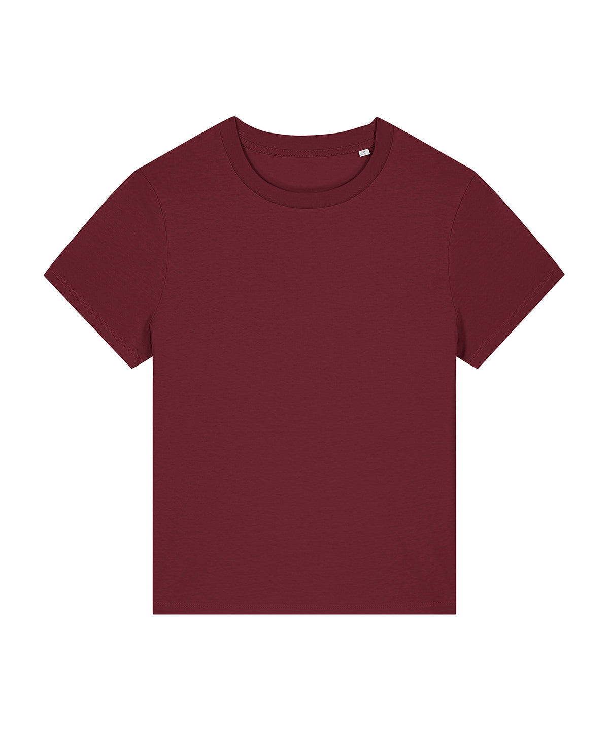 Stanley/Stella Women’s Stella Muser iconic t-shirt in Burgundy, front view