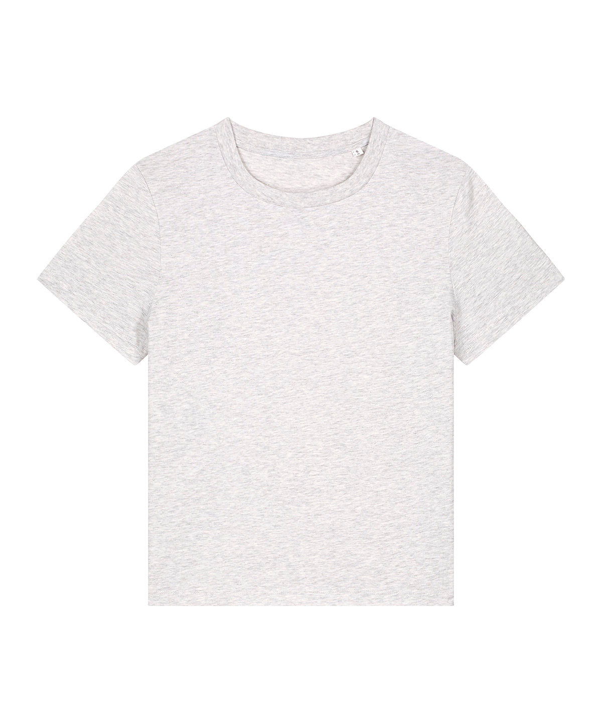 Stanley/Stella Women’s Stella Muser iconic t-shirt in Cool Heather Grey, front view