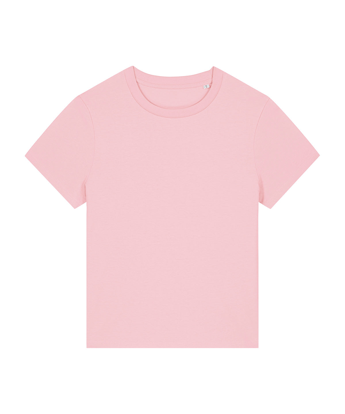 Stanley/Stella Women’s Stella Muser iconic t-shirt in Cotton Pink, front view
