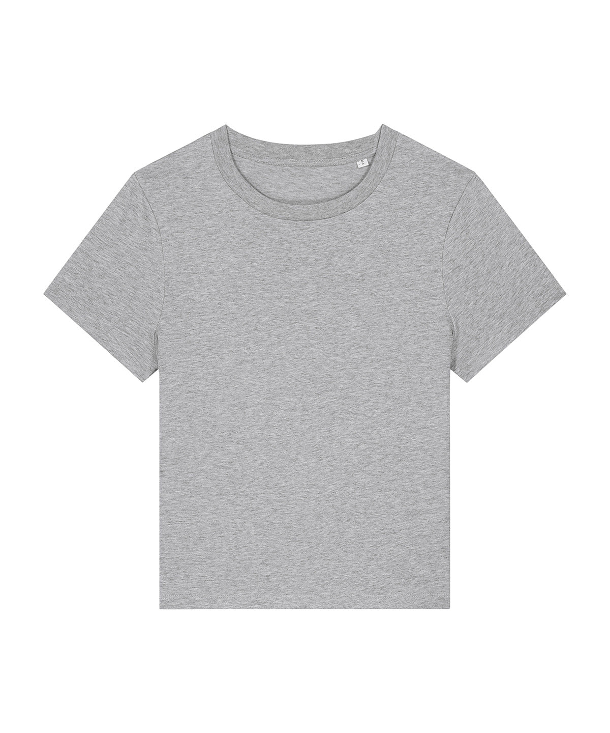Stanley/Stella Women’s Stella Muser iconic t-shirt in Heather Grey, front view