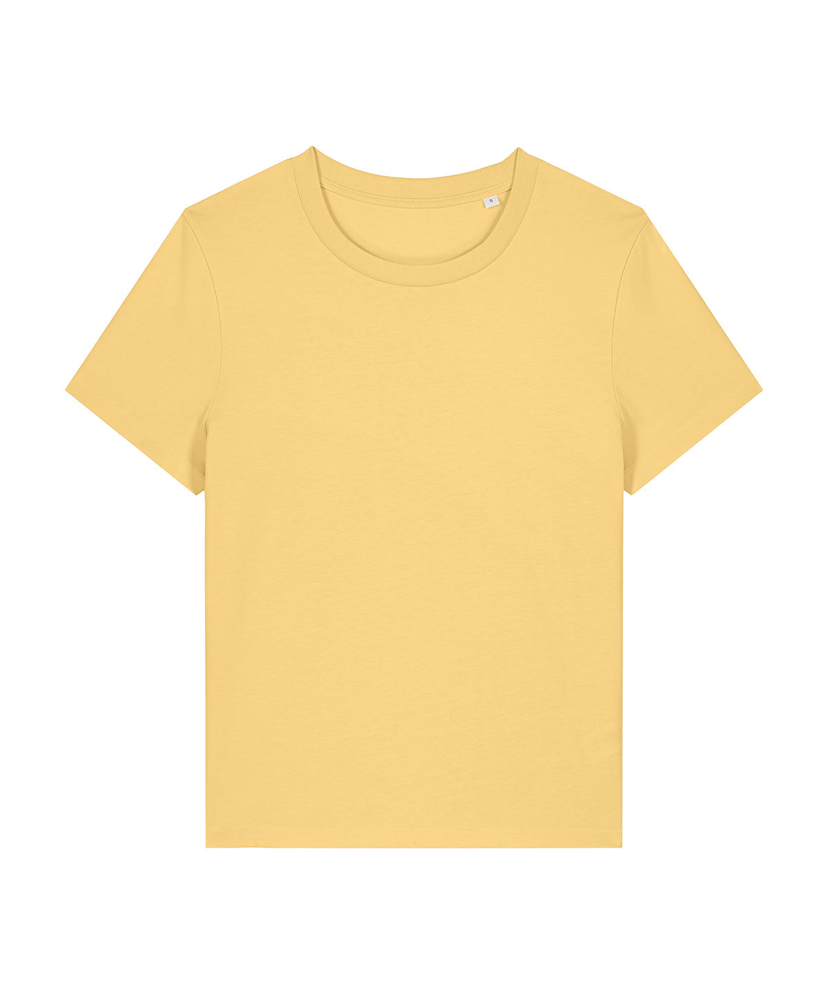 Stanley/Stella Women’s Stella Muser iconic t-shirt in Viva Yellow, front view