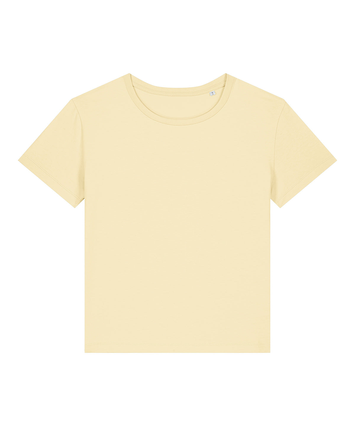Stanley/Stella Women’s Stella Serena iconic mid-light t-shirt in Butter, front view