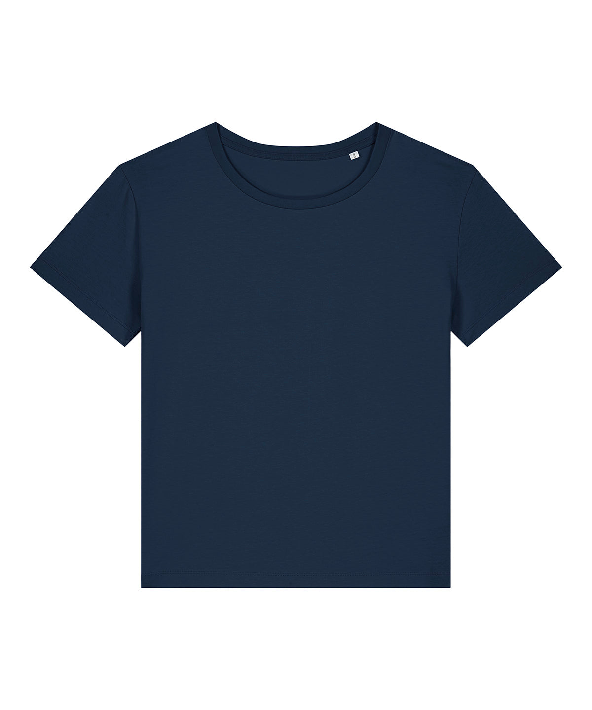 Stanley/Stella Women’s Stella Serena iconic mid-light t-shirt in French Navy, front view