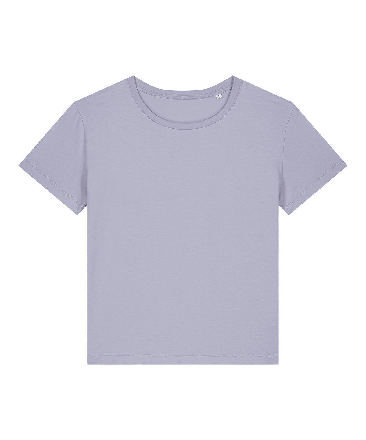 Stanley/Stella Women’s Stella Serena iconic mid-light t-shirt in Lavender, front view