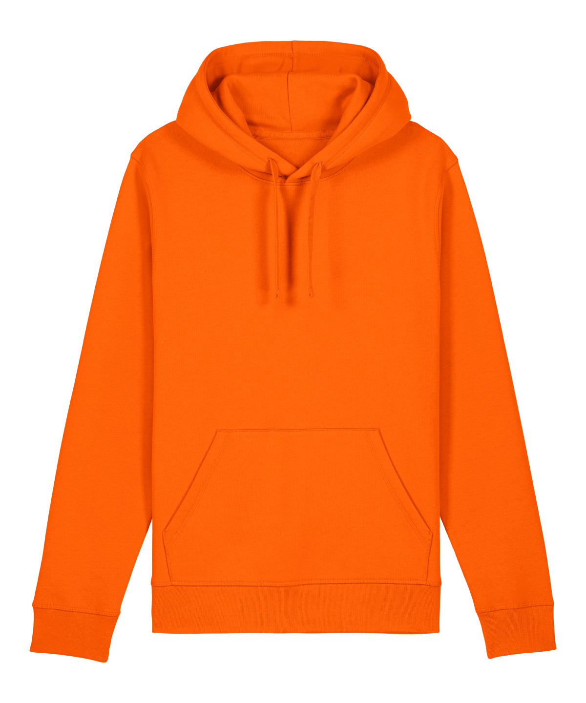 Stanley/Stella Unisex Drummer 2.0 hoodie in Bright Orange, front view