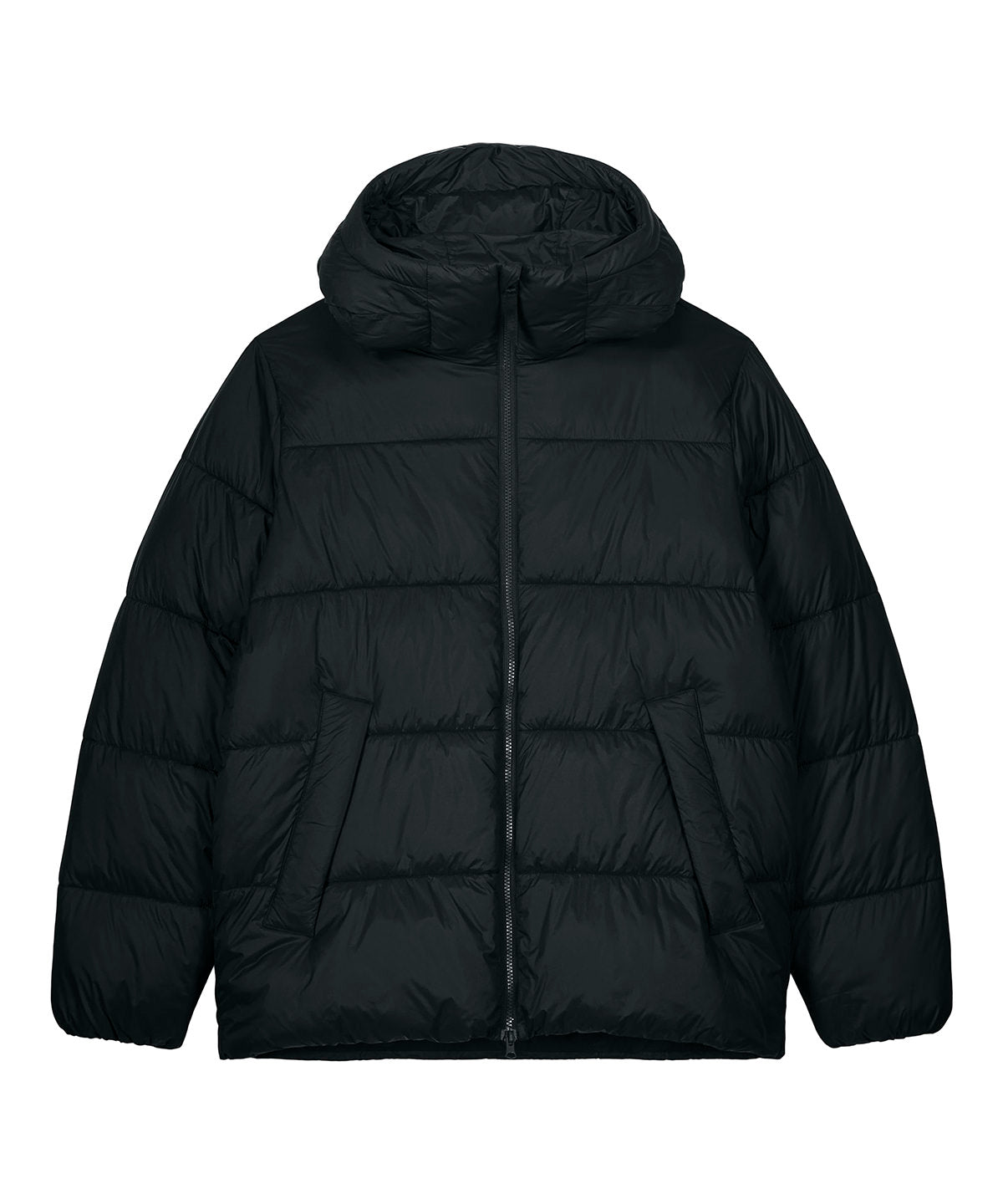 Stanley/Stella Puffer 2.0 in Black, front view