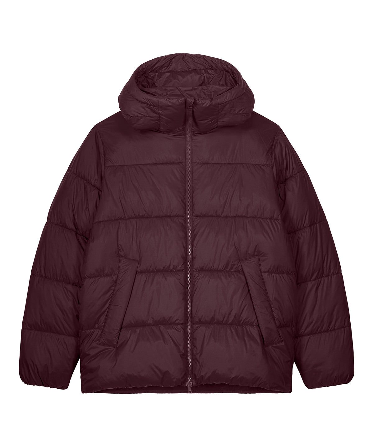 Stanley/Stella Puffer 2.0 in Red Brown, front view