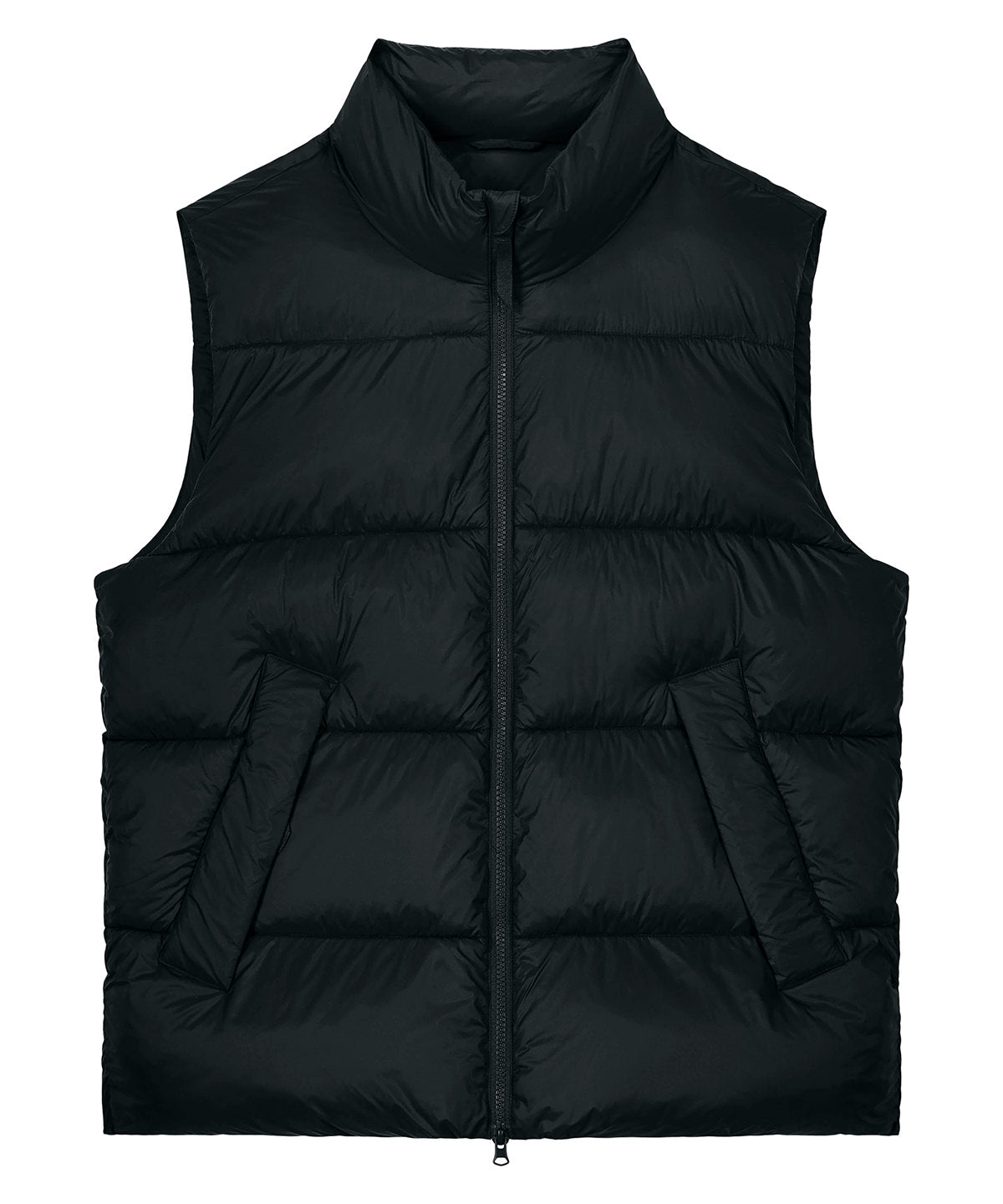 Stanley/Stella Puffer gilet 2.0 in Black, front view
