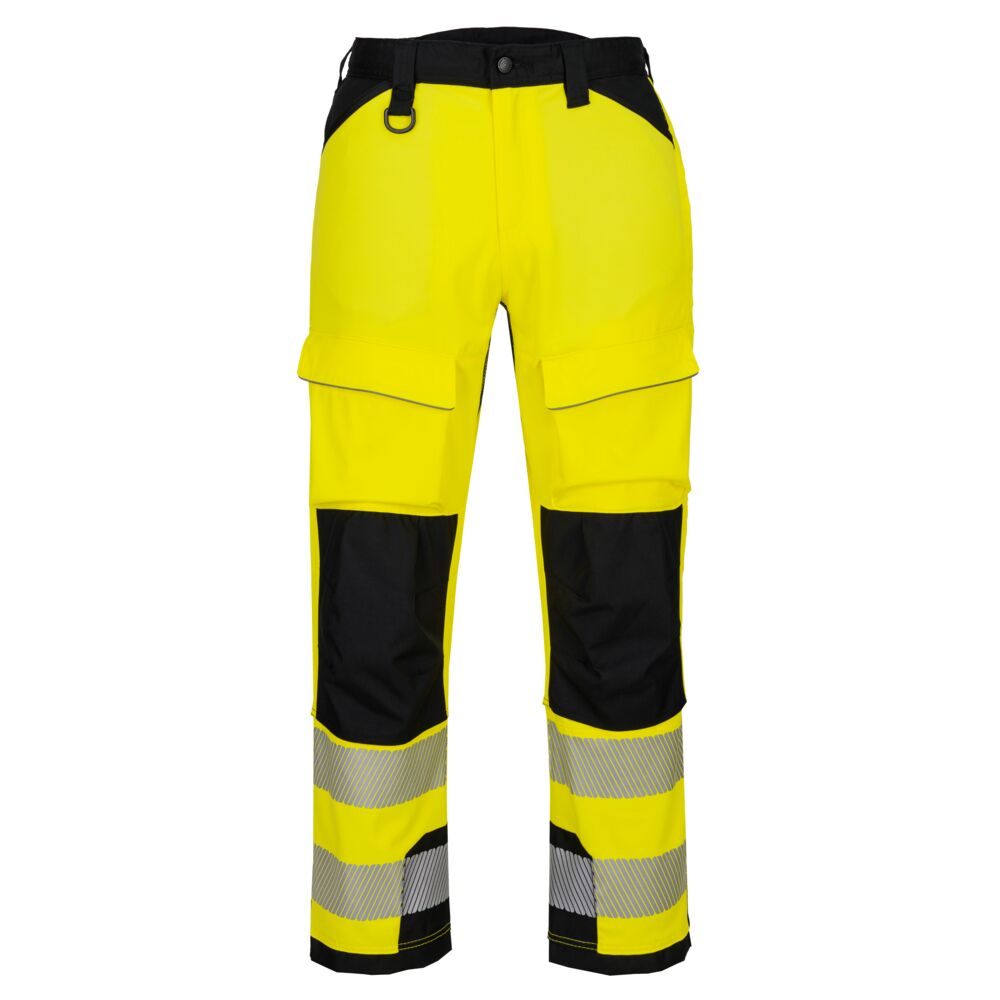 Portwest PW3 Hi-Vis Harness Trouser in Yellow/Black, image 2