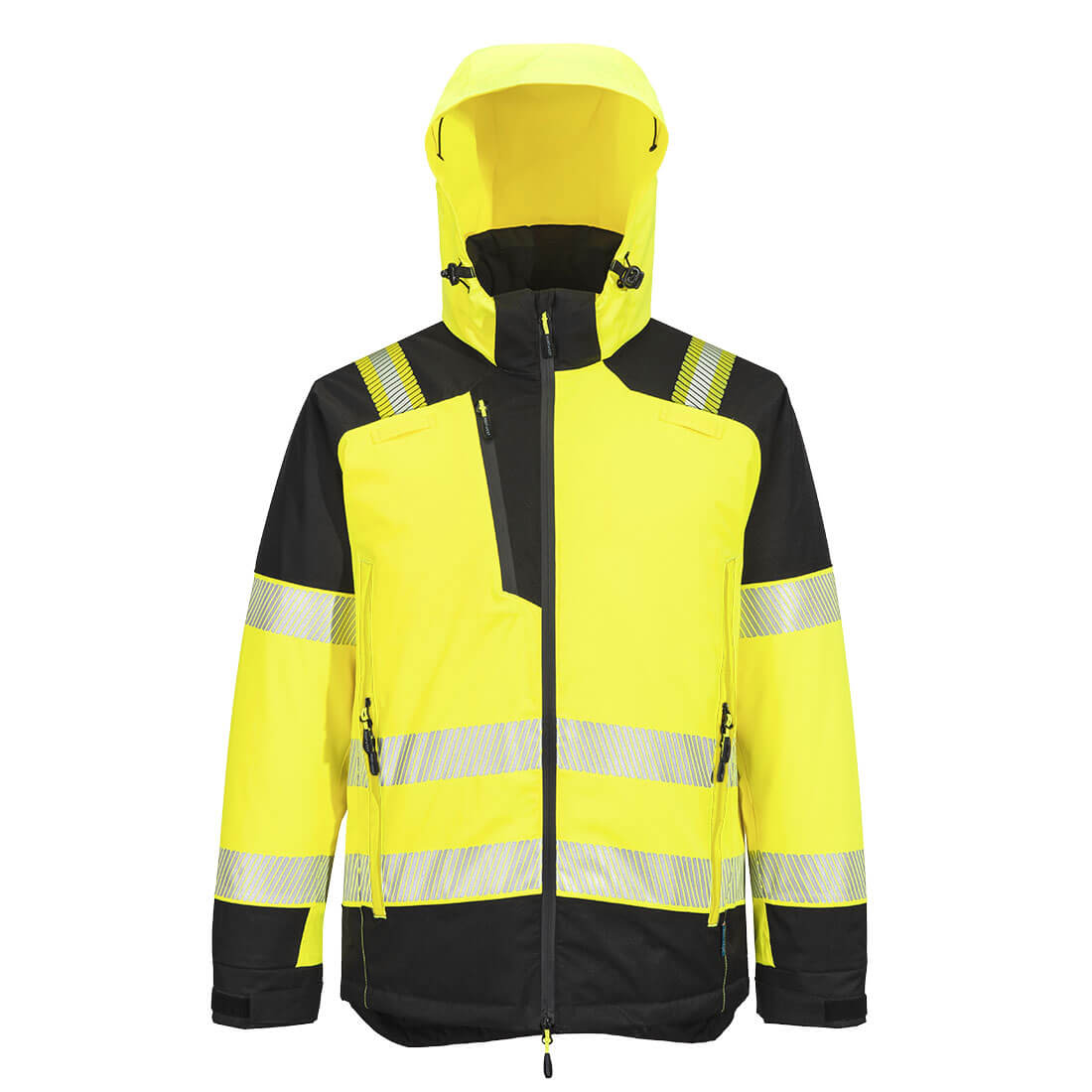 Portwest PW3 Hi-Vis Winter Jacket in Yellow/Black, image 2