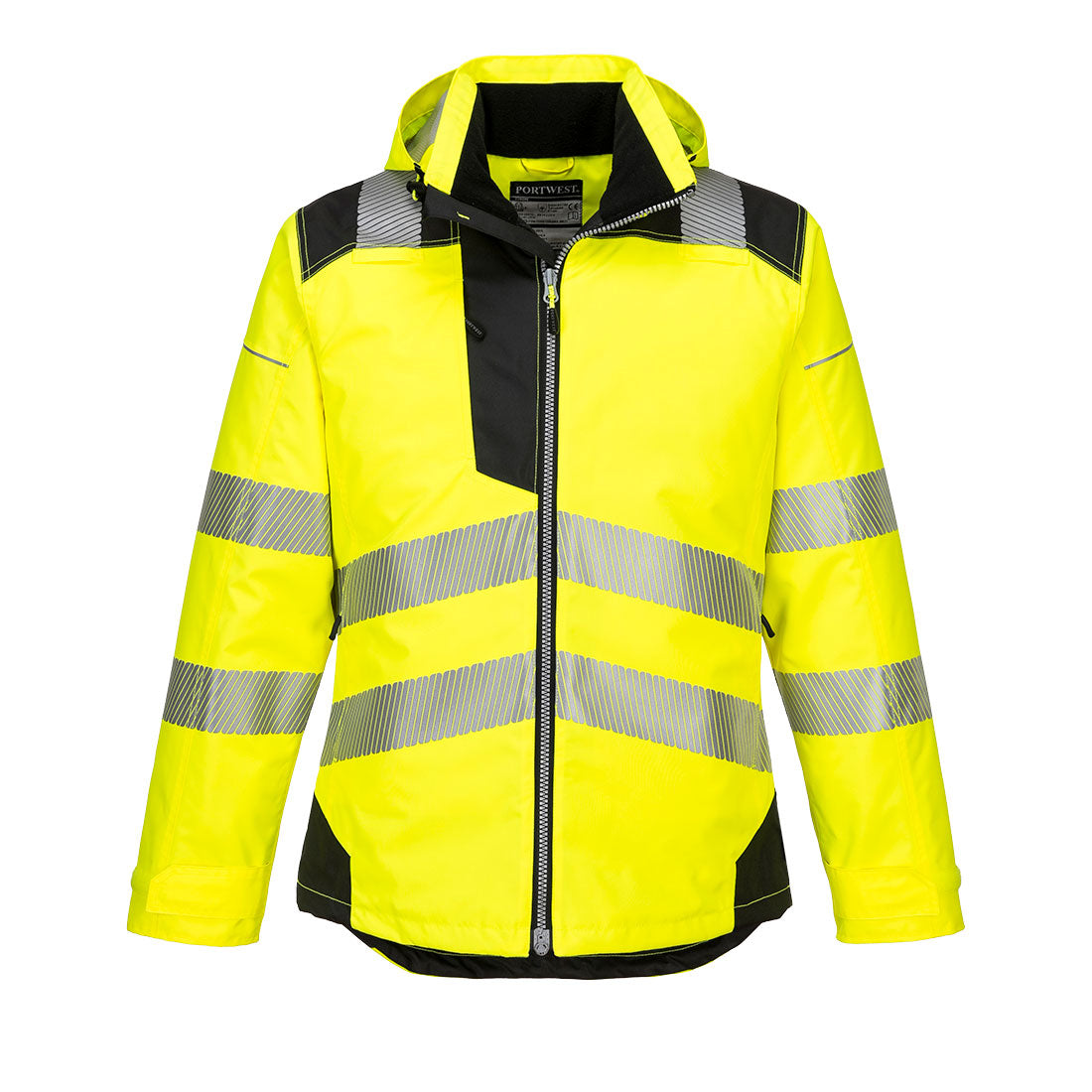 Portwest PW3 Hi-Vis Winter Jacket in Yellow/Black, image 5