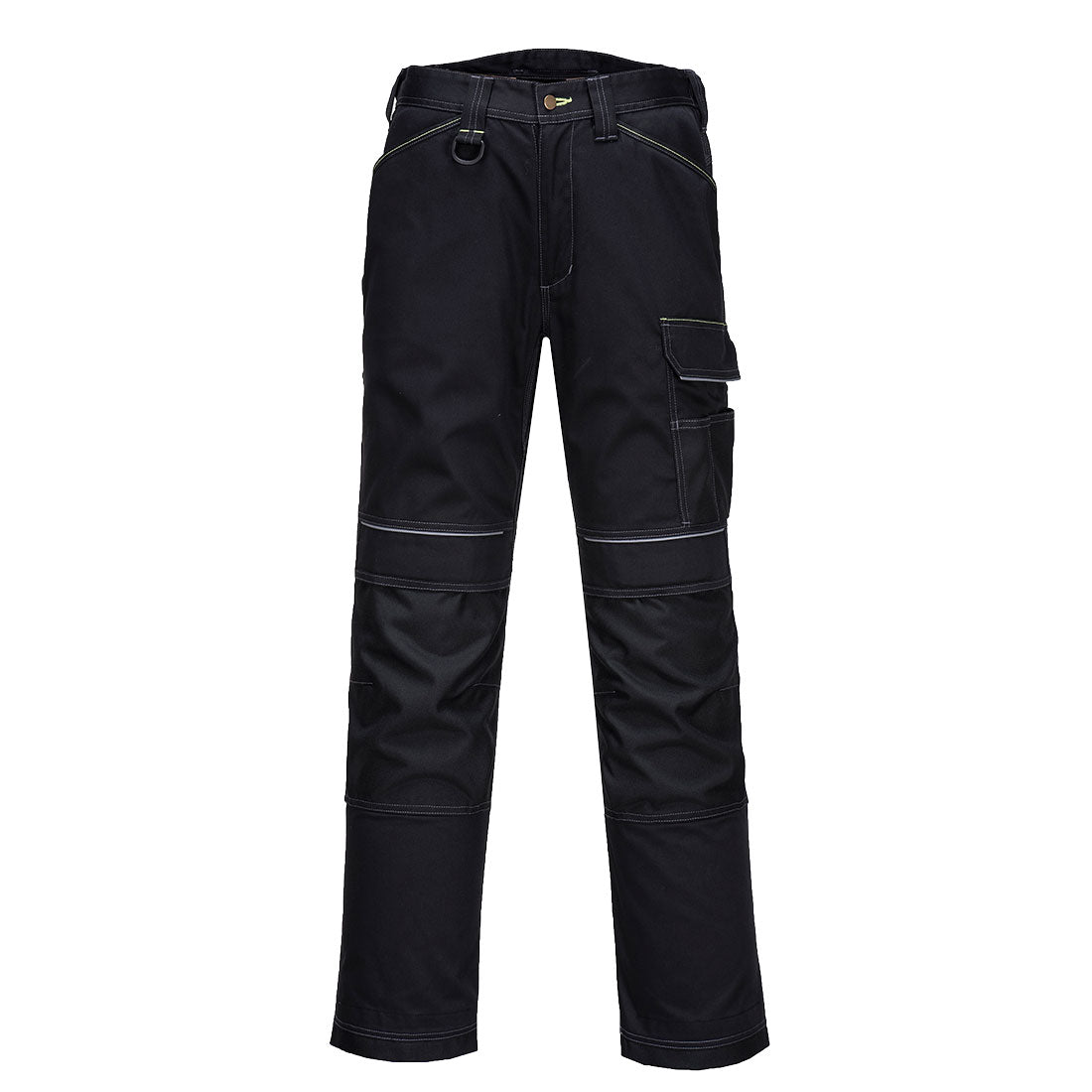 Portwest PW3 Work Trousers in Black Short, image 2