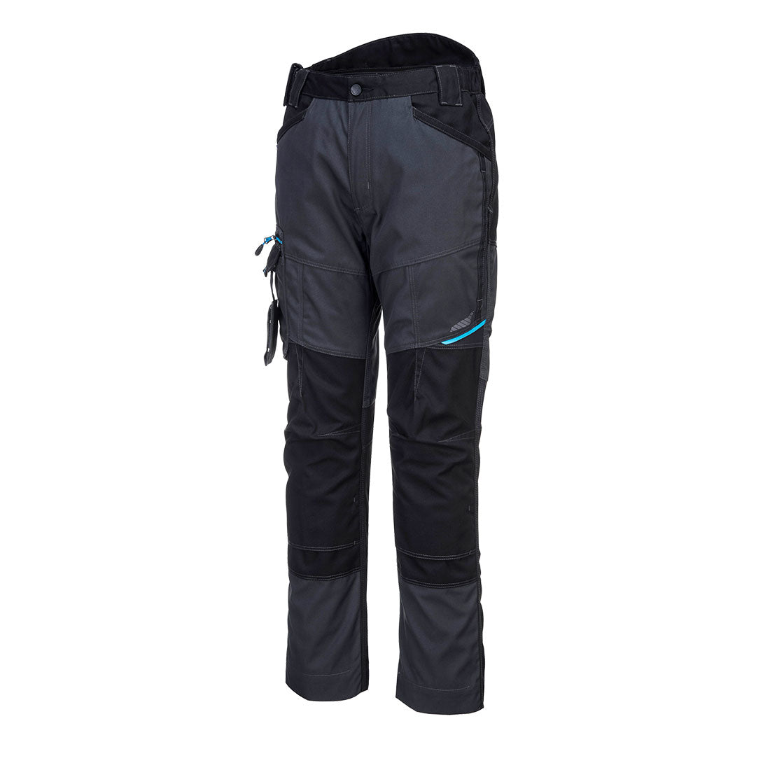 Portwest WX3 Work Trousers in Metal Grey Short, image 2