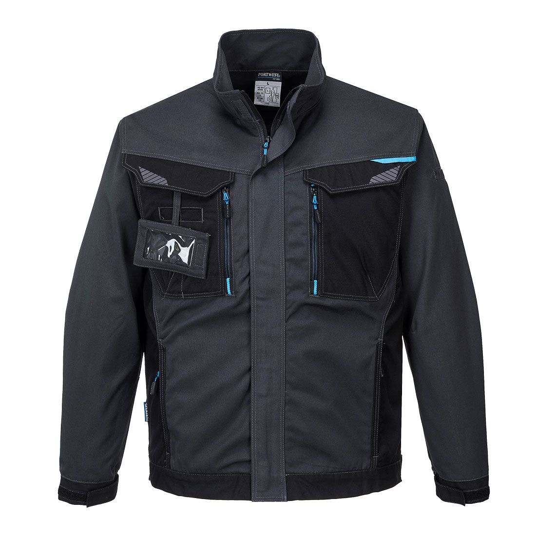 Portwest WX3 Work Jacket in Metal Grey, main product image