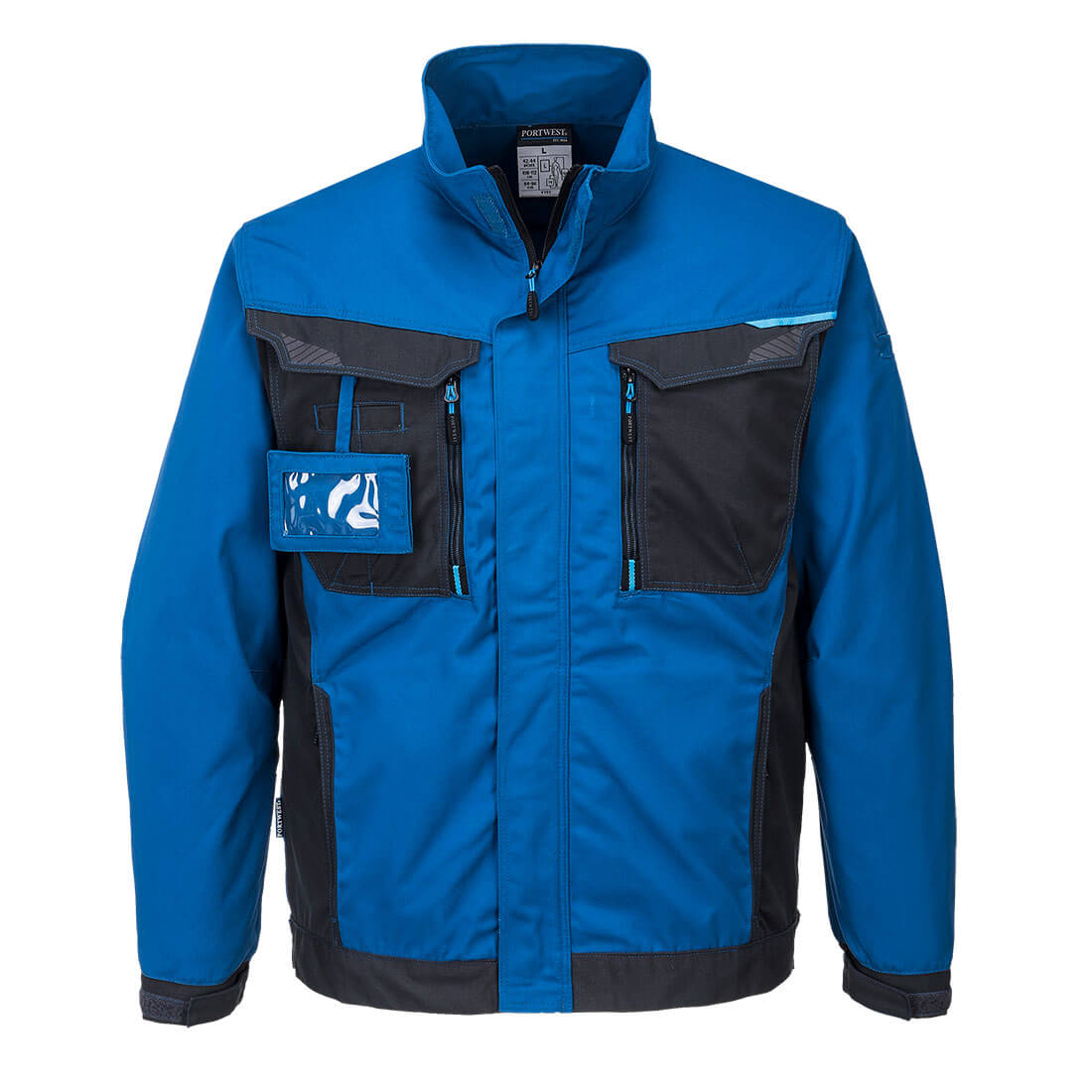 Portwest WX3 Work Jacket in Persian Blue, image 2