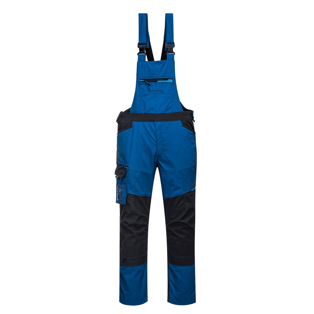 Portwest WX3 Bib and Brace in Persian Blue, image 2