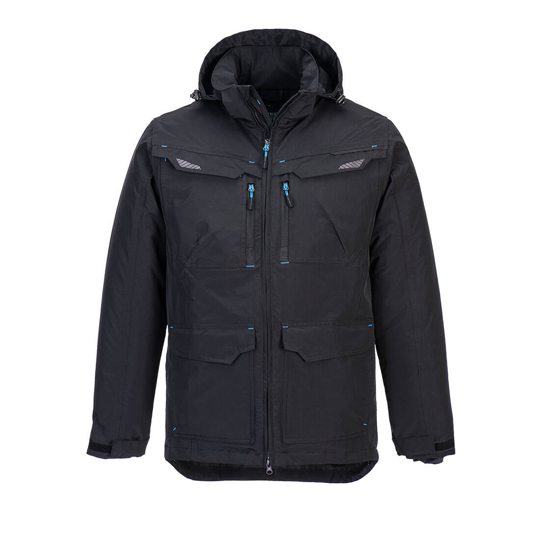 Portwest WX3 Winter Jacket in Black, main product image