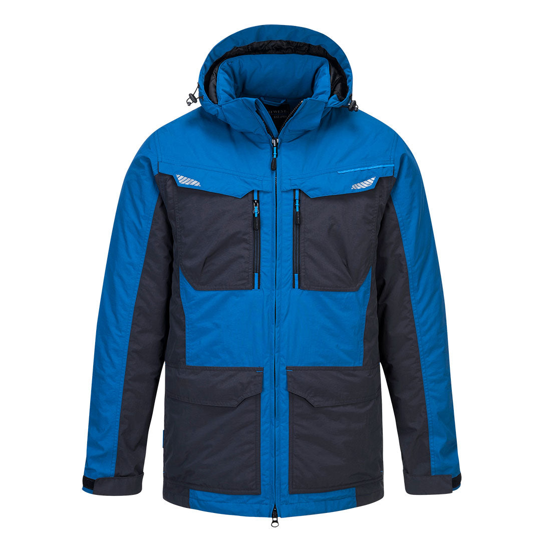 Portwest WX3 Winter Jacket in Persian Blue, image 3