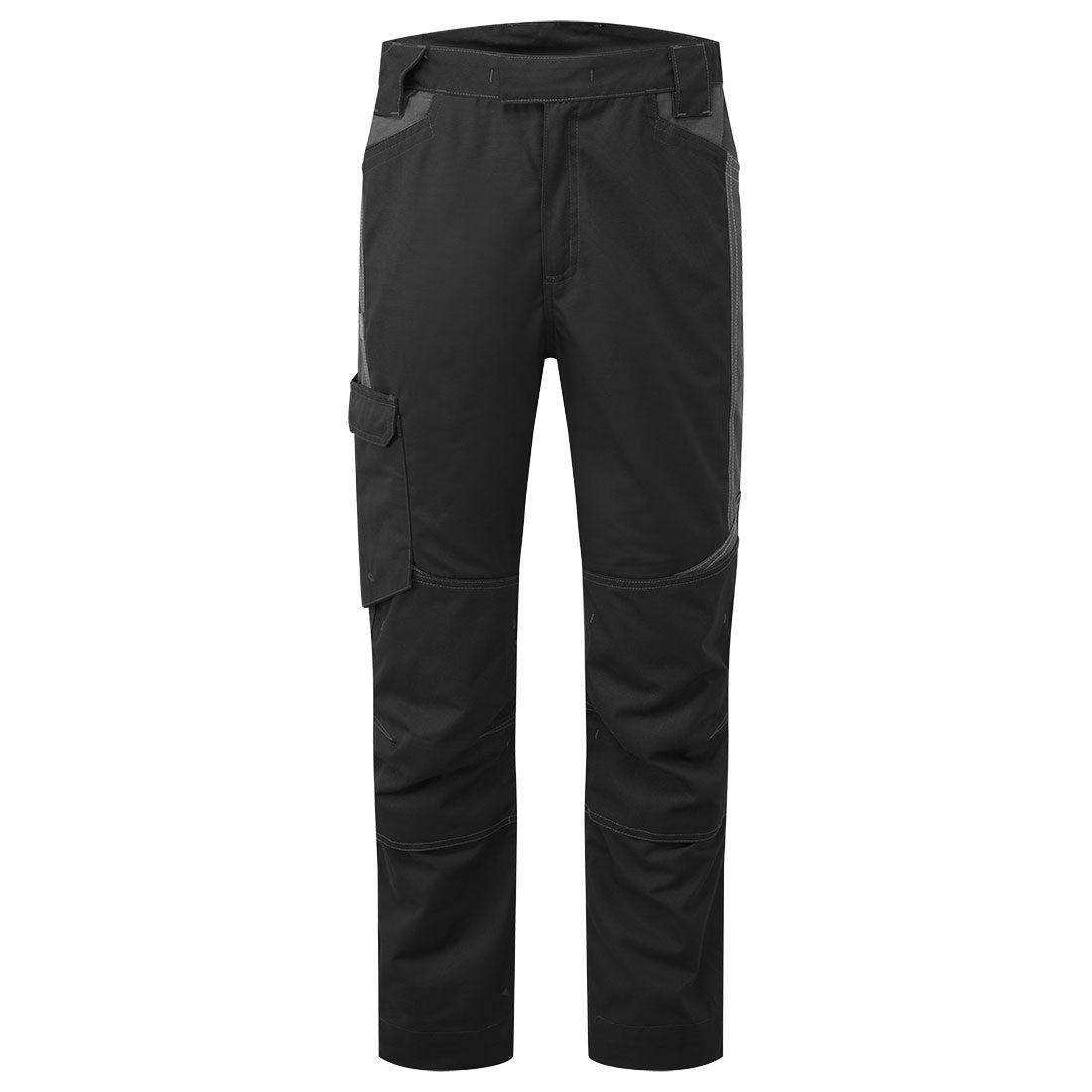 Portwest WX3 Industrial Wash Trousers in Black, main product image