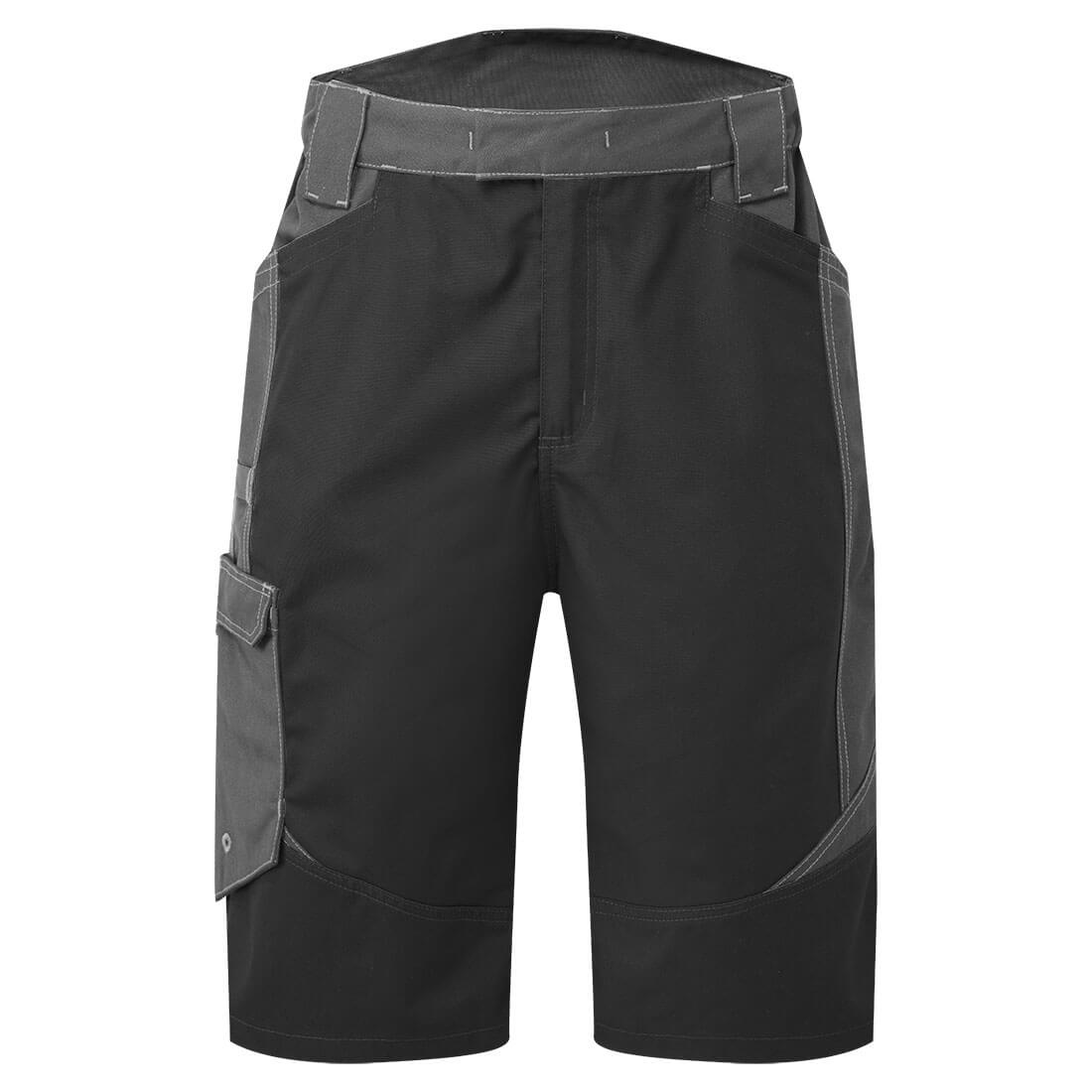 Portwest WX3 Industrial Wash Shorts in Black, main product image