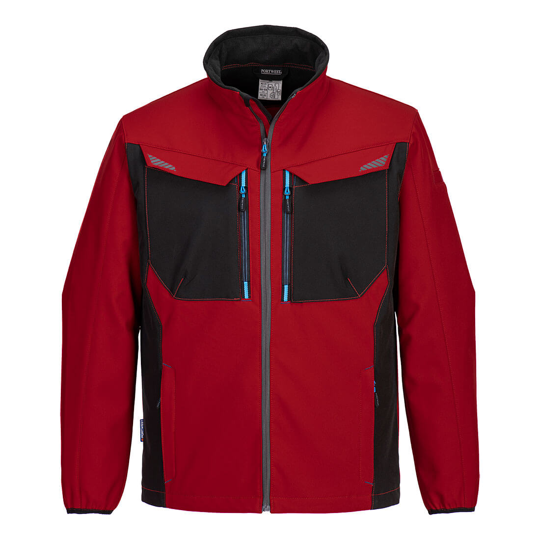 Portwest WX3 Softshell in Deep Red, main product image