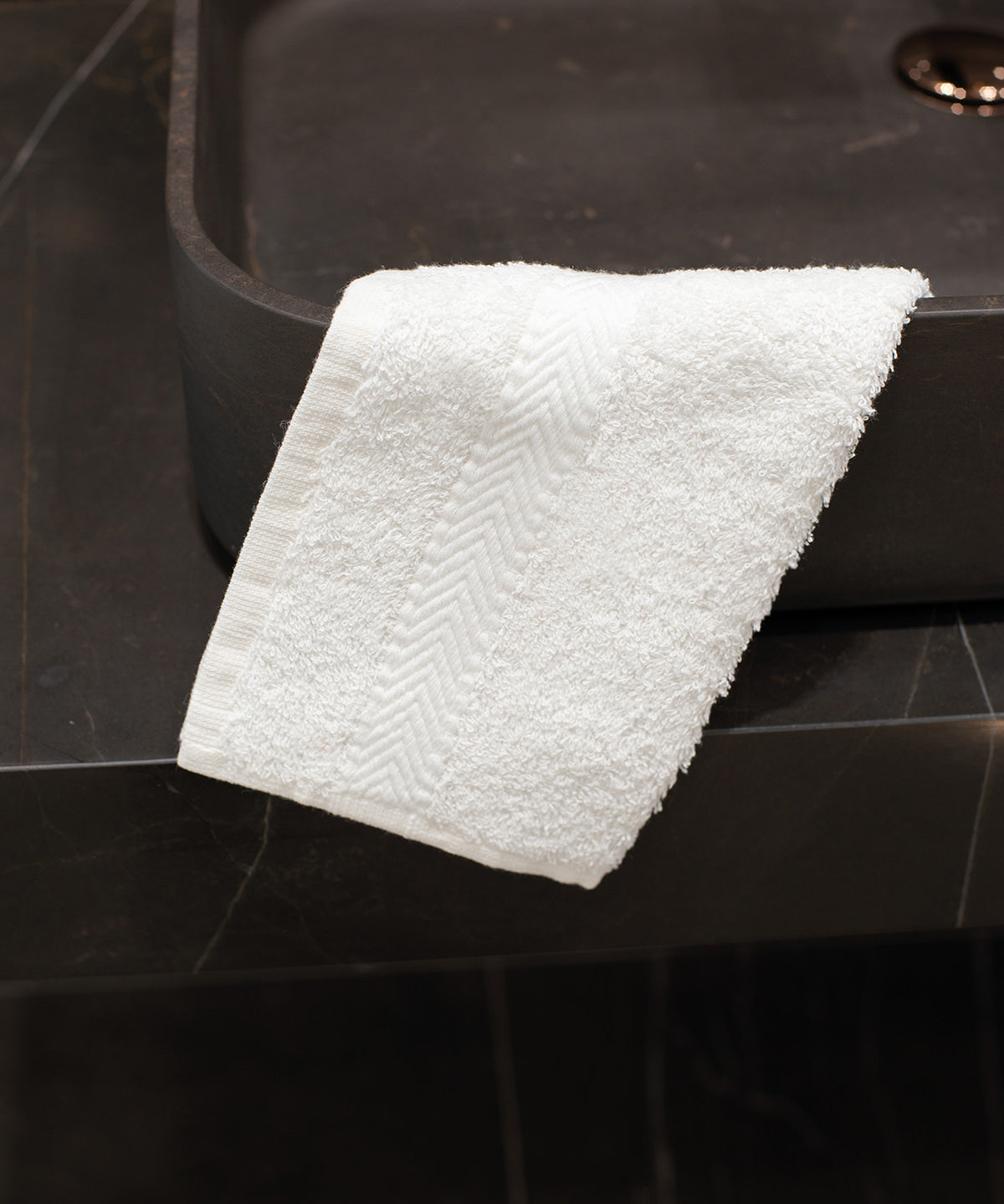 Towel City Luxury range face cloth, lifestyle photo