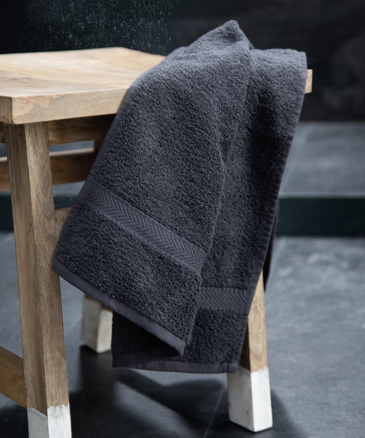 Towel City Luxury range hand towel, lifestyle photo