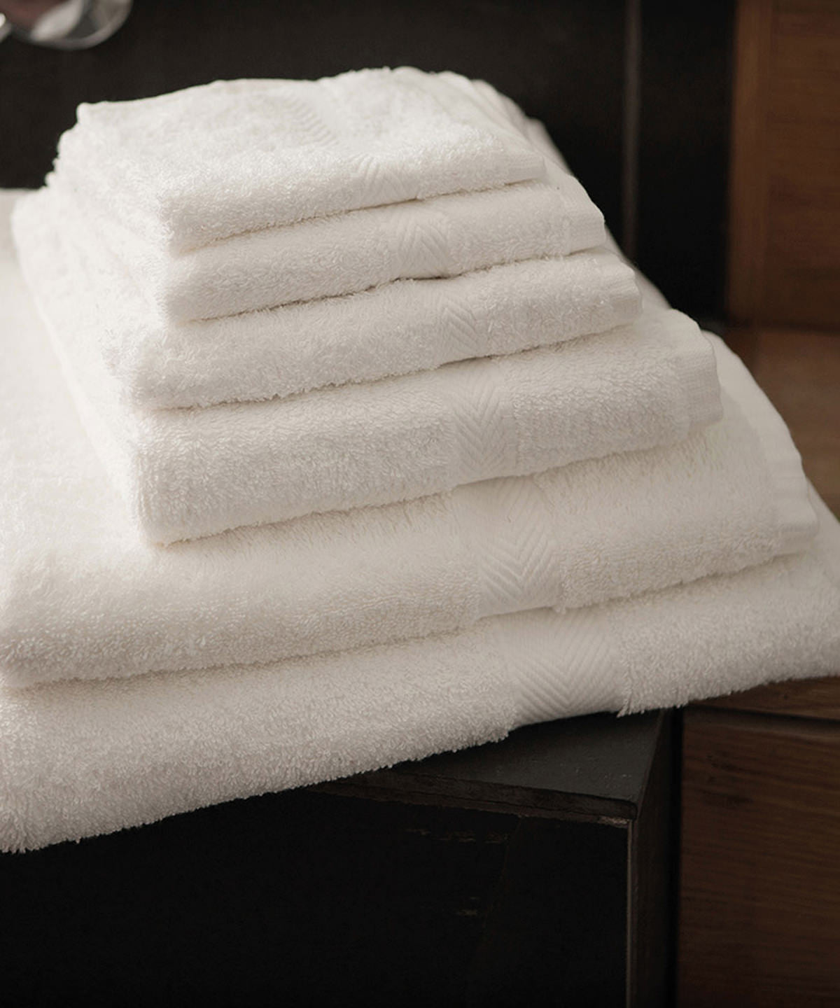 Towel City Luxury range guest towel, lifestyle photo