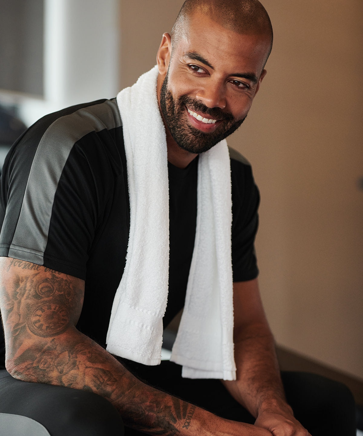 Towel City Classic range sports towel, lifestyle photo