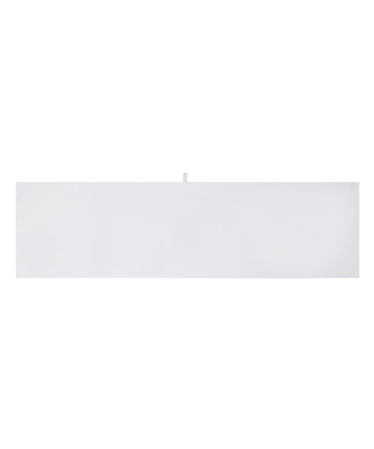 Towel City Quick-dry sports towel in White, front view