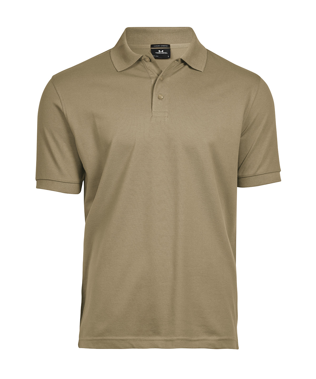 Tee Jays Luxury stretch polo in Kit, front view