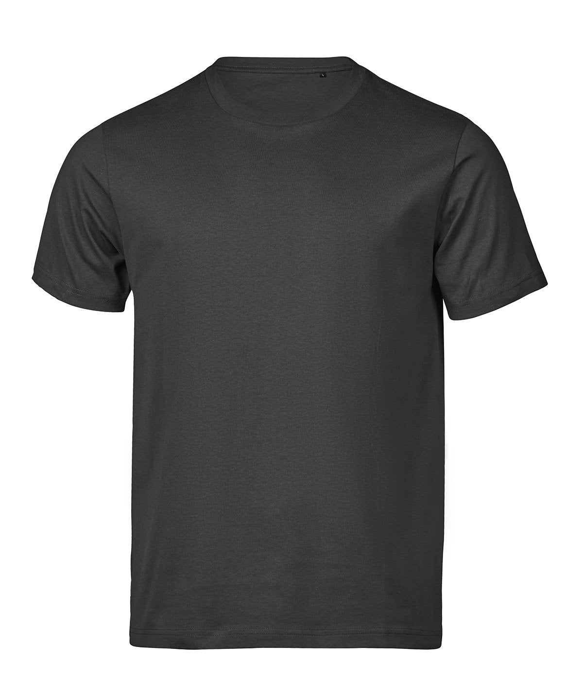 Tee Jays UNLABELED luxury tee in Black, front view