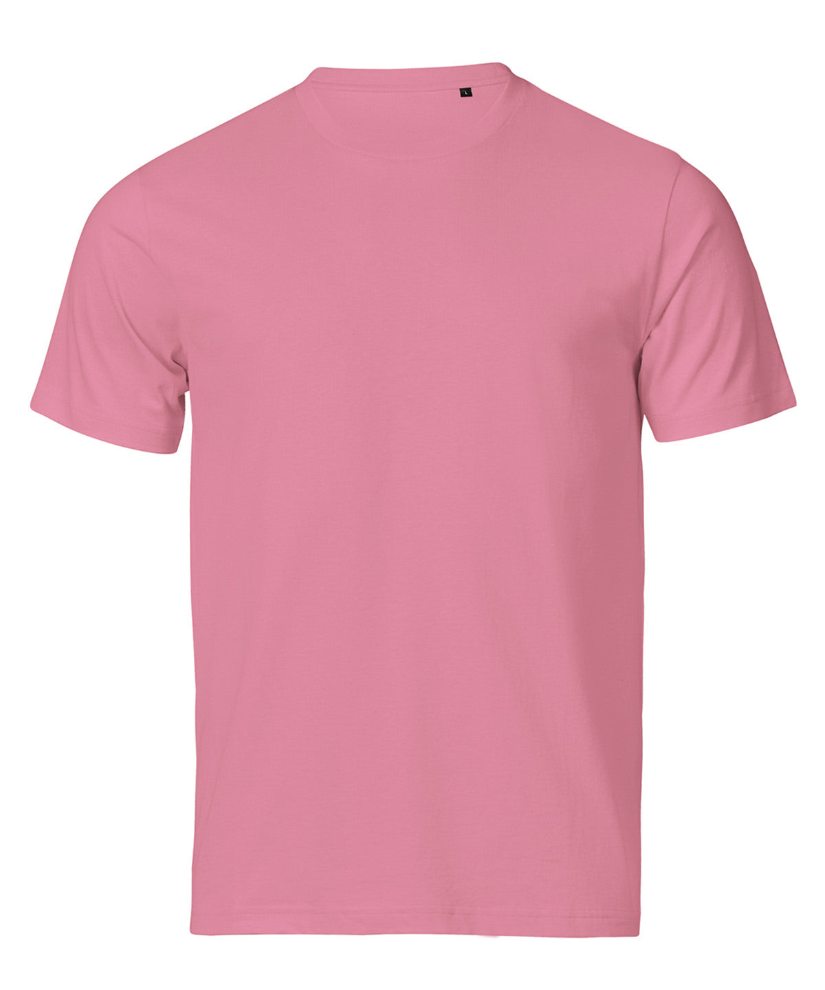 Tee Jays UNLABELED luxury tee in Bubblegum, front view
