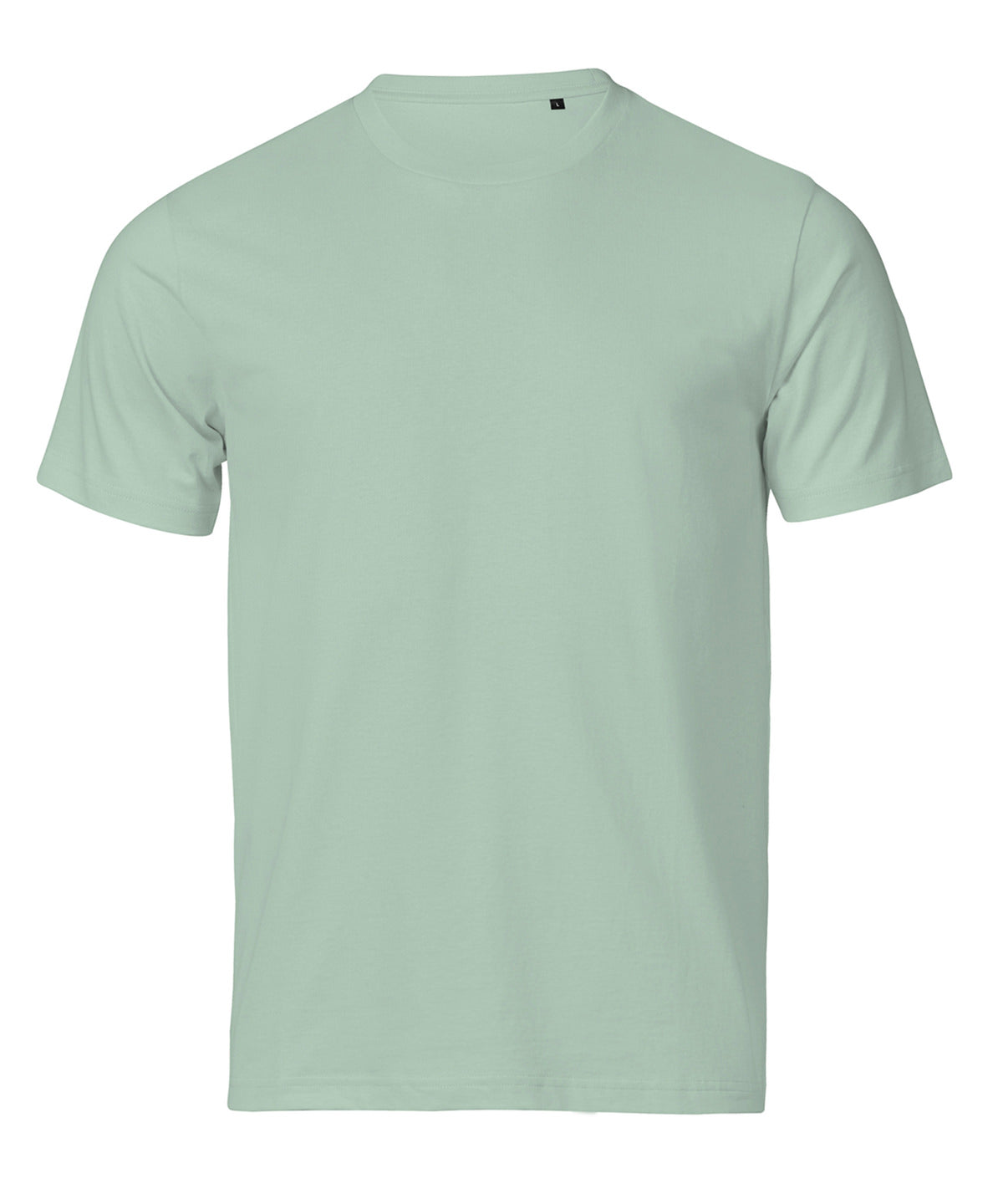Tee Jays UNLABELED luxury tee in Mint, front view