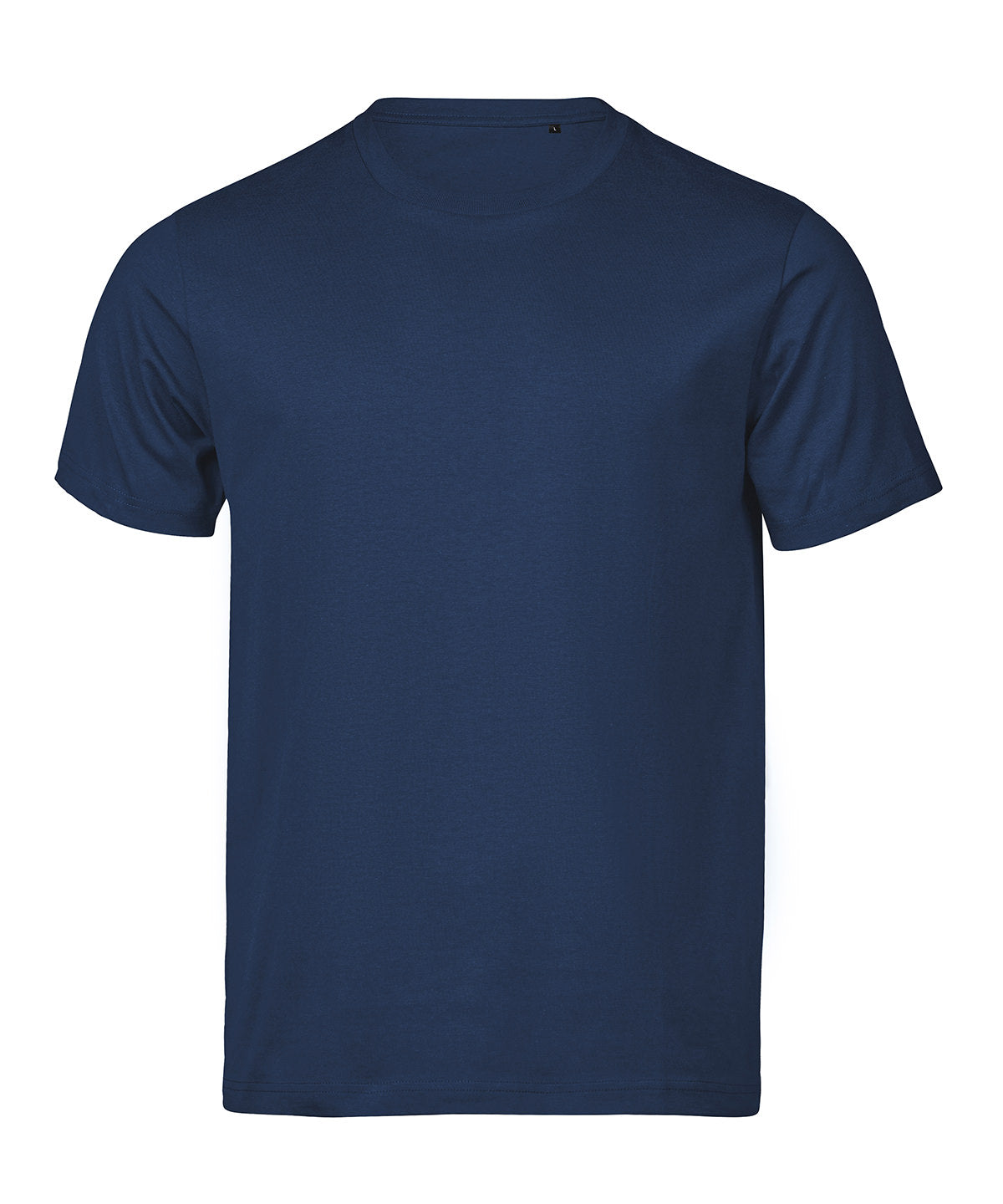 Tee Jays UNLABELED luxury tee in Navy, front view
