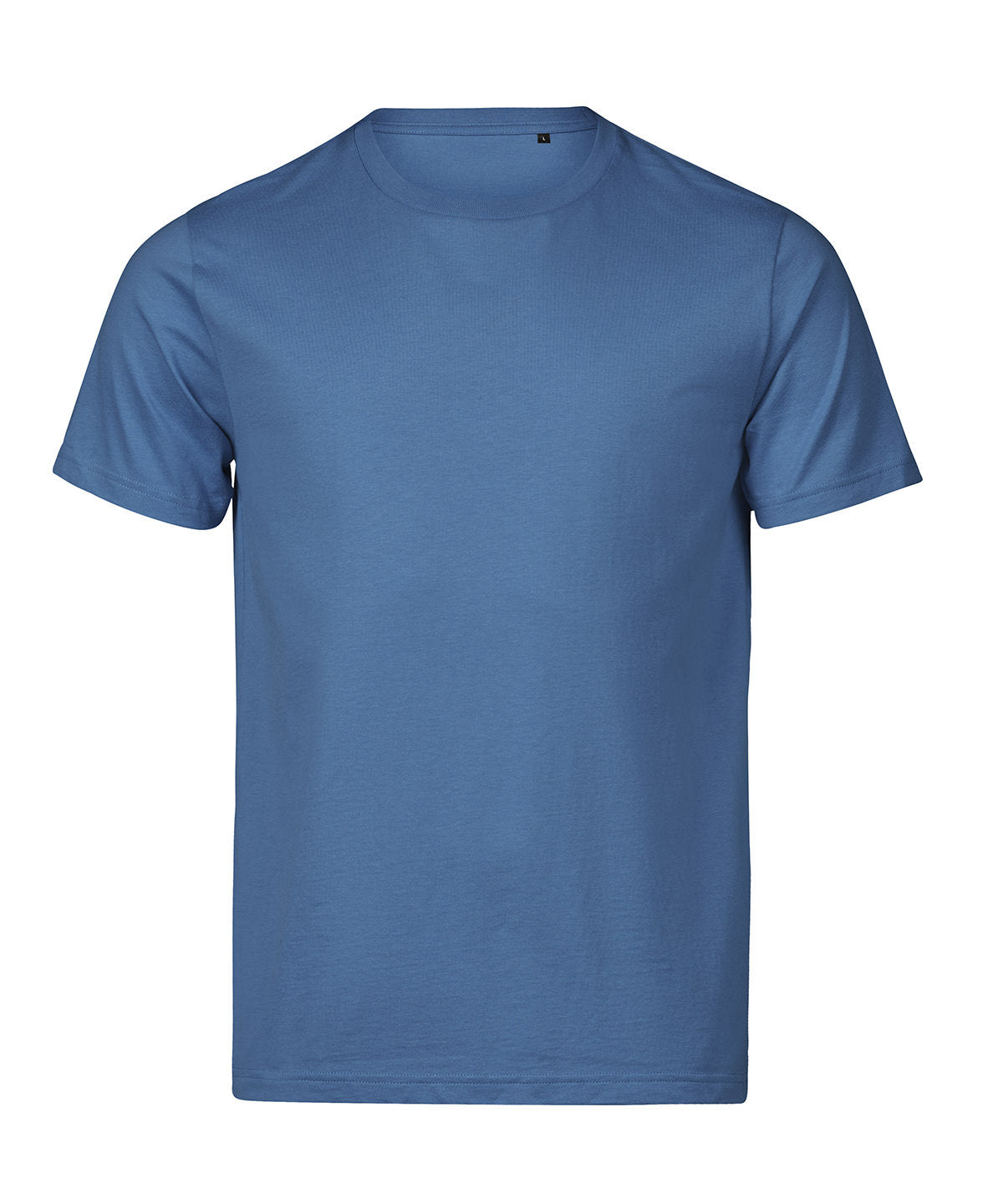 Tee Jays UNLABELED luxury tee in Ocean Blue, front view