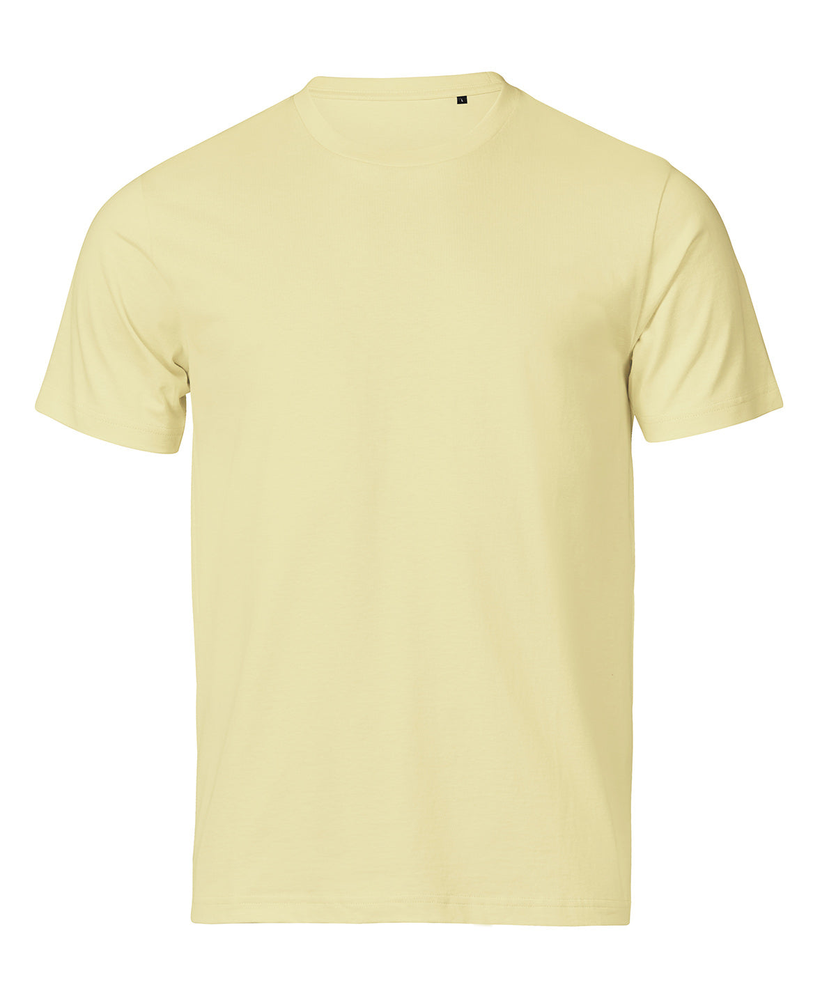 Tee Jays UNLABELED luxury tee in Sunshine, front view