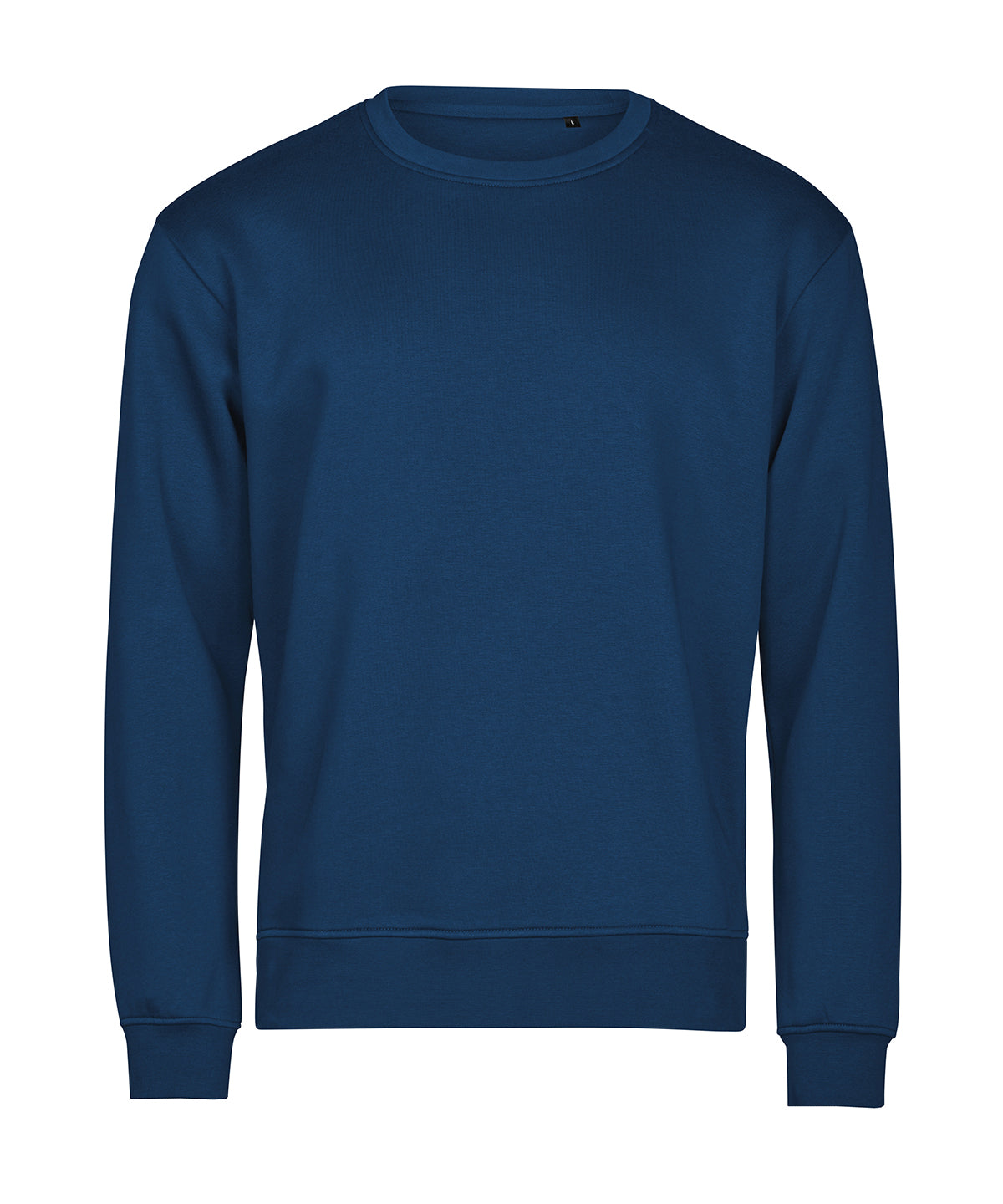 Tee Jays UNLABELED sweatshirt in Navy, front view