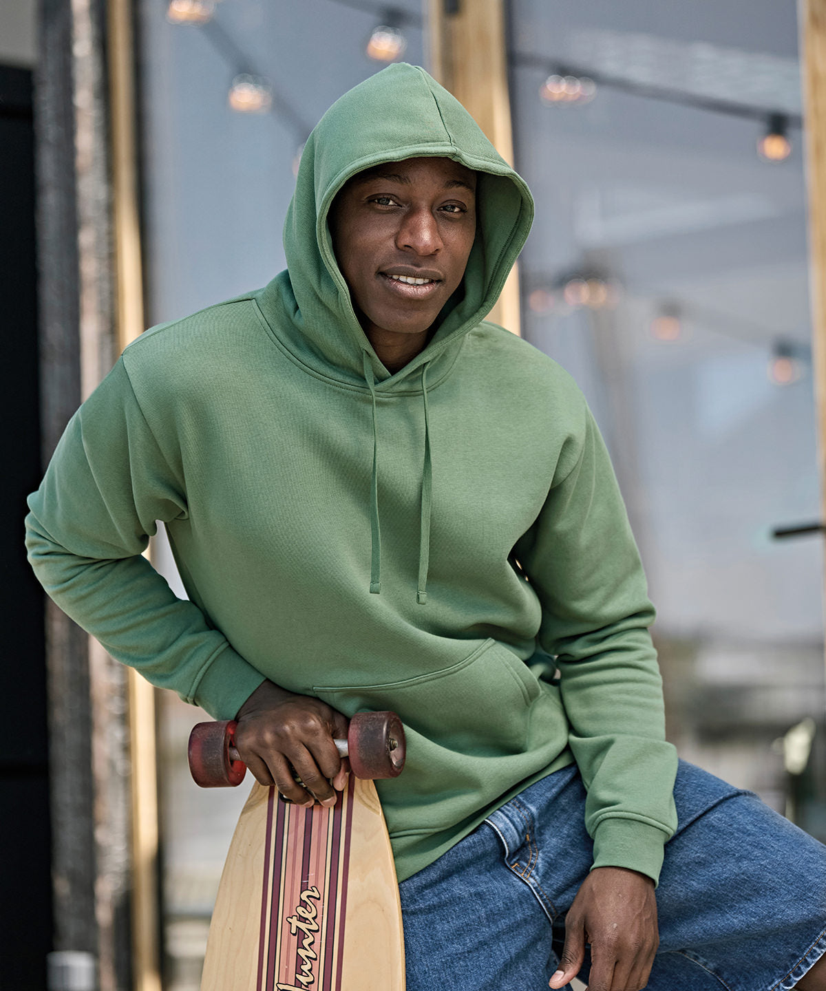 Tee Jays UNLABELED hooded sweatshirt, lifestyle photo