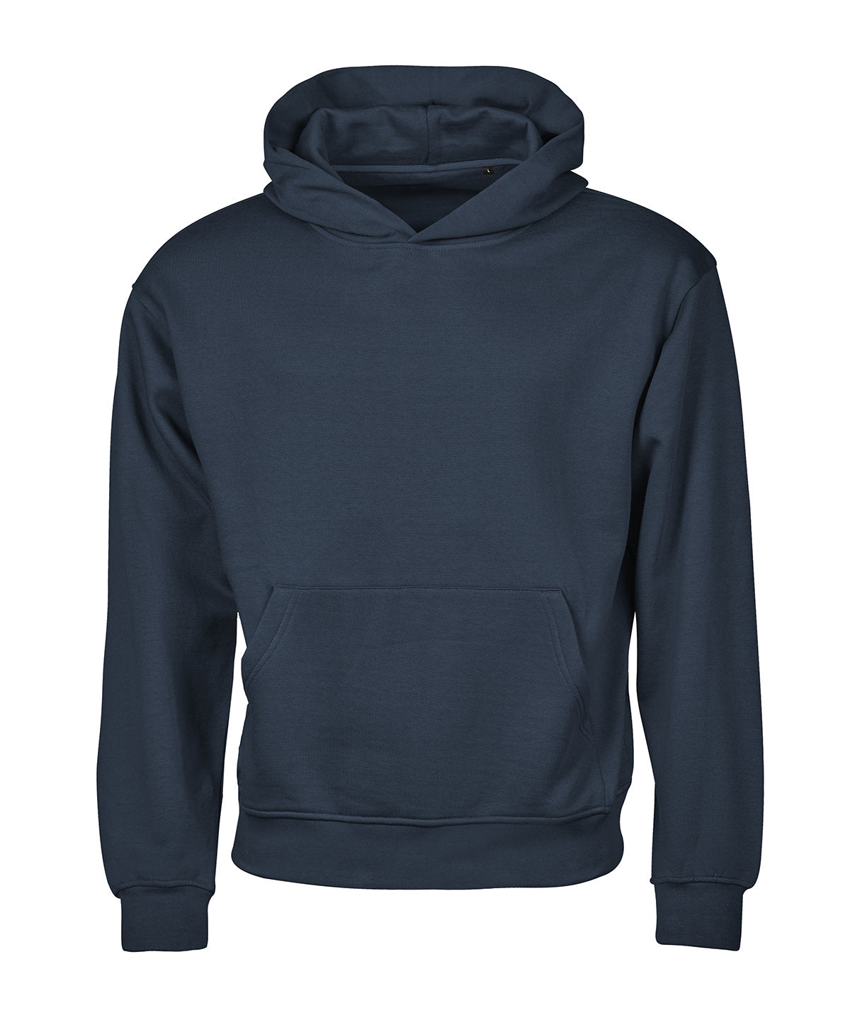 Tee Jays UNLABELED heavy loose-fit hooded sweatshirt in Ink, front view
