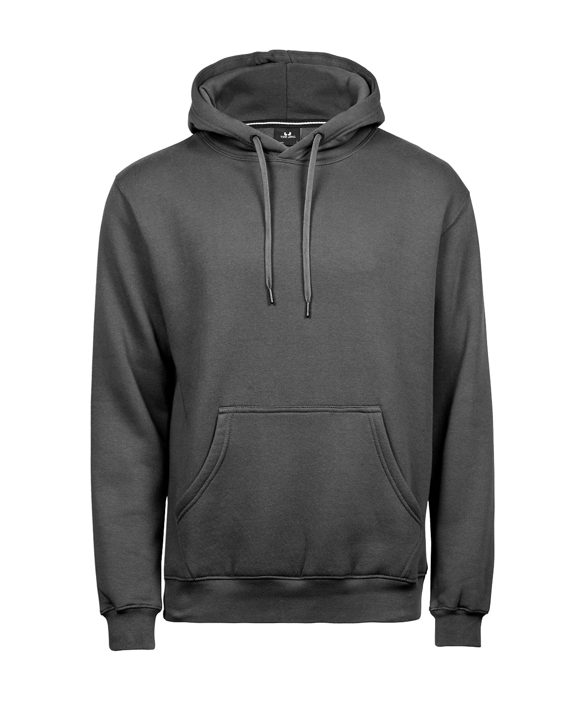 Tee Jays Hooded sweatshirt in Powder Grey, front view