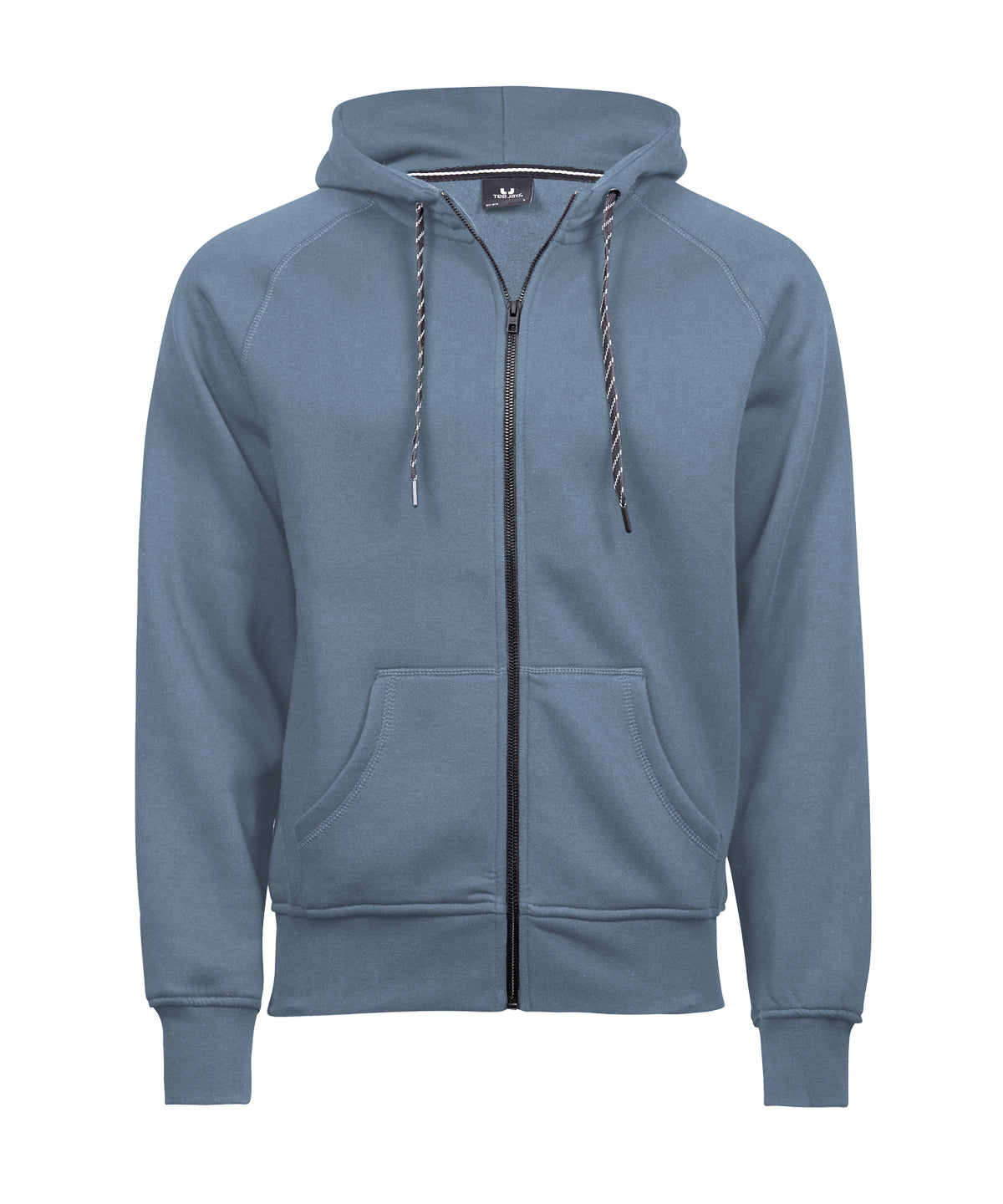 Tee Jays Fashion full-zip hoodie in Flint Stone, front view