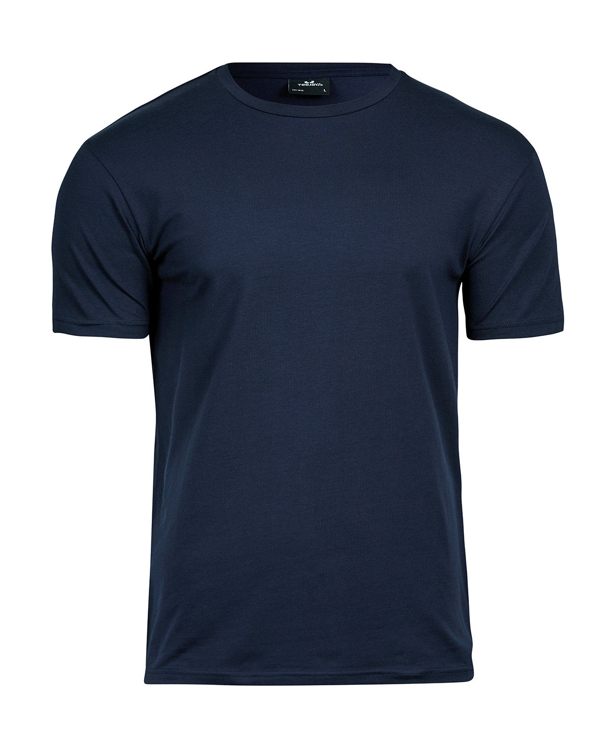 Tee Jays Stretch tee in Navy, front view