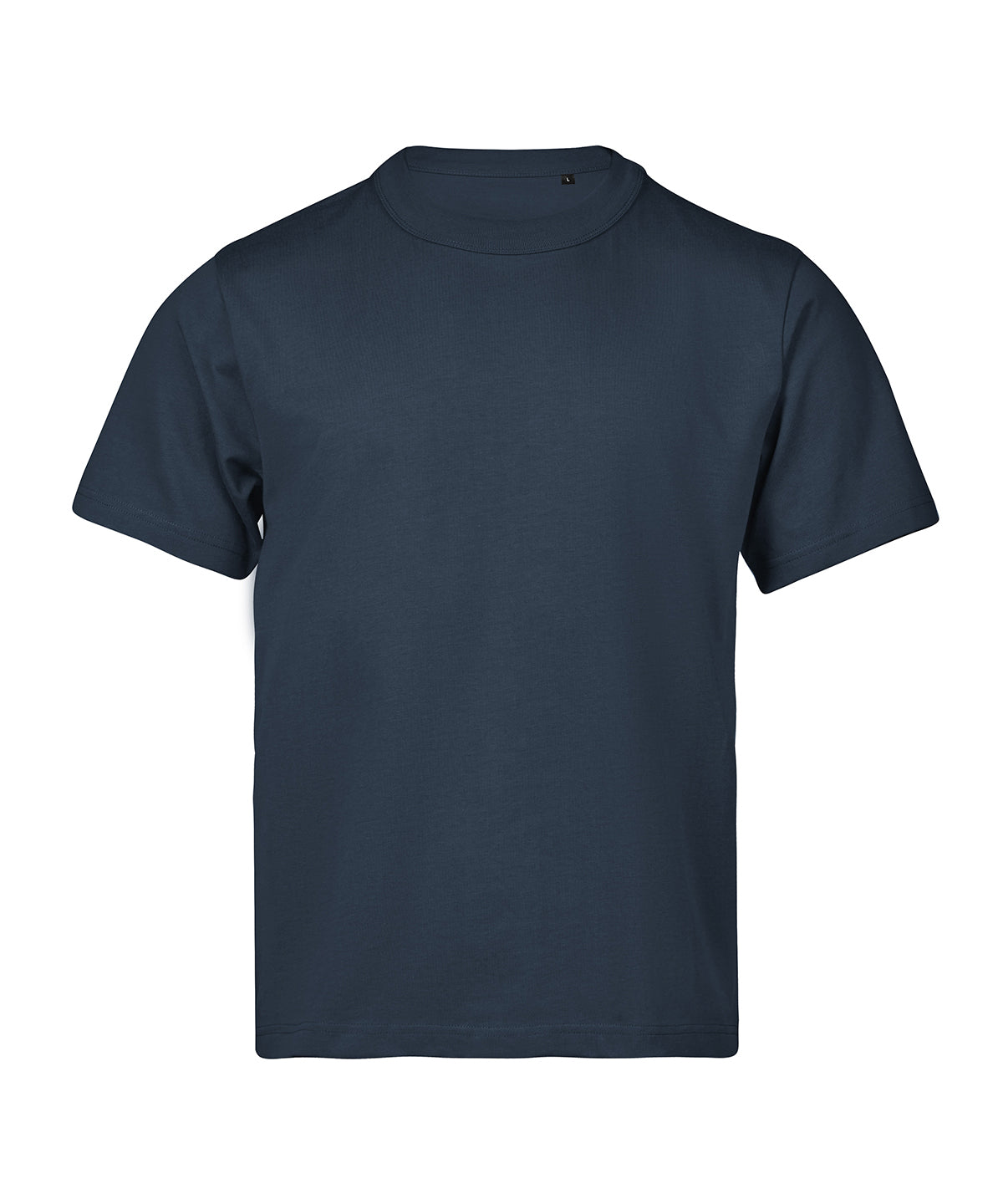 Tee Jays UNLABELED loose fit tee in Ink, front view