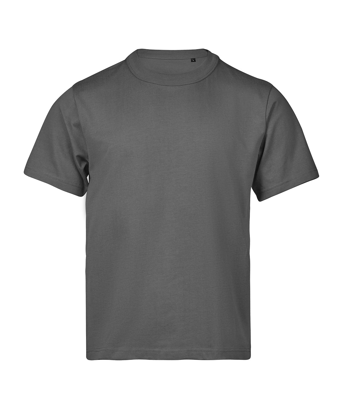 Tee Jays UNLABELED loose fit tee in Powder Grey, front view