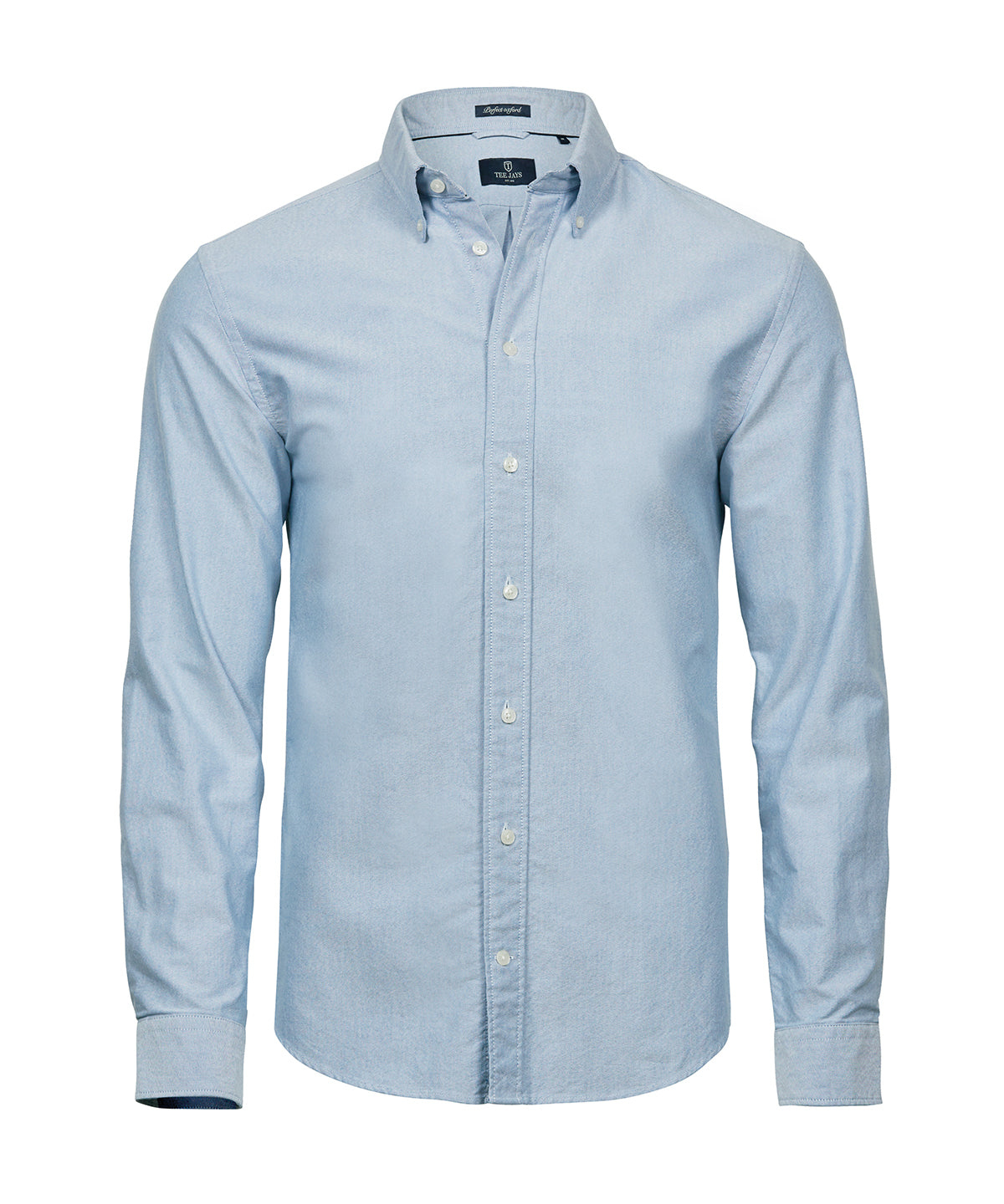 Tee Jays Perfect Oxford shirt in Light Blue, front view