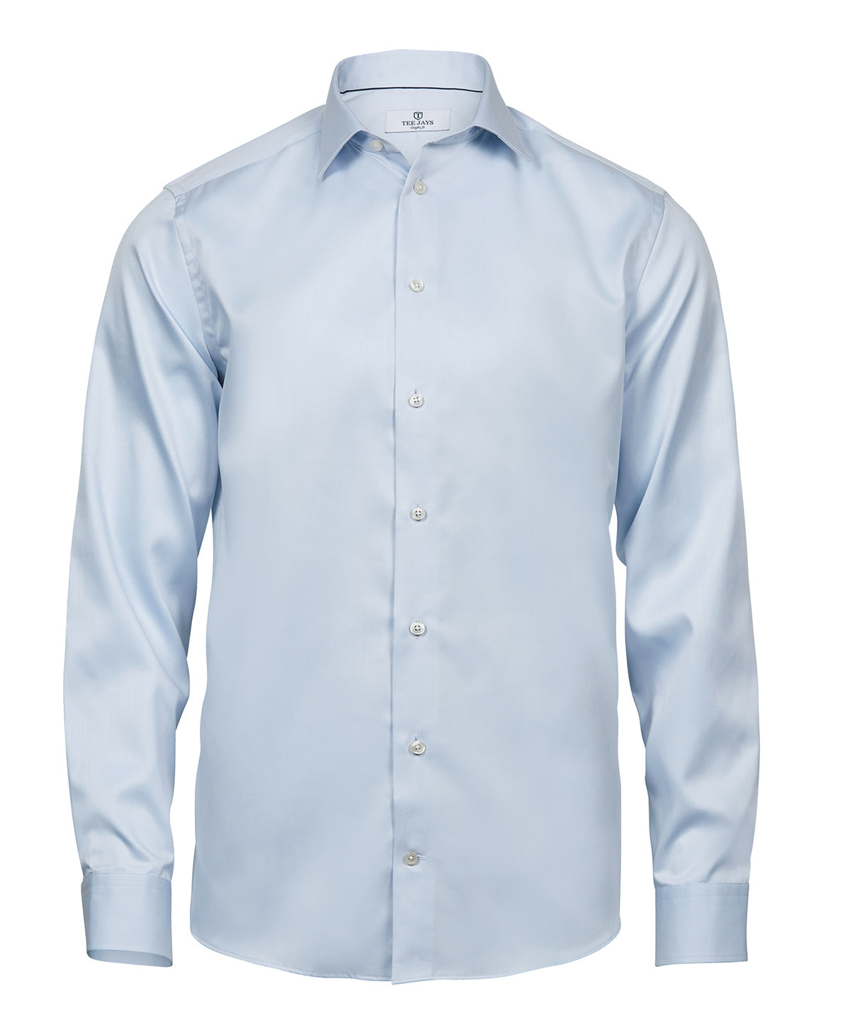 Tee Jays Luxury shirt comfort fit in Light Blue, front view