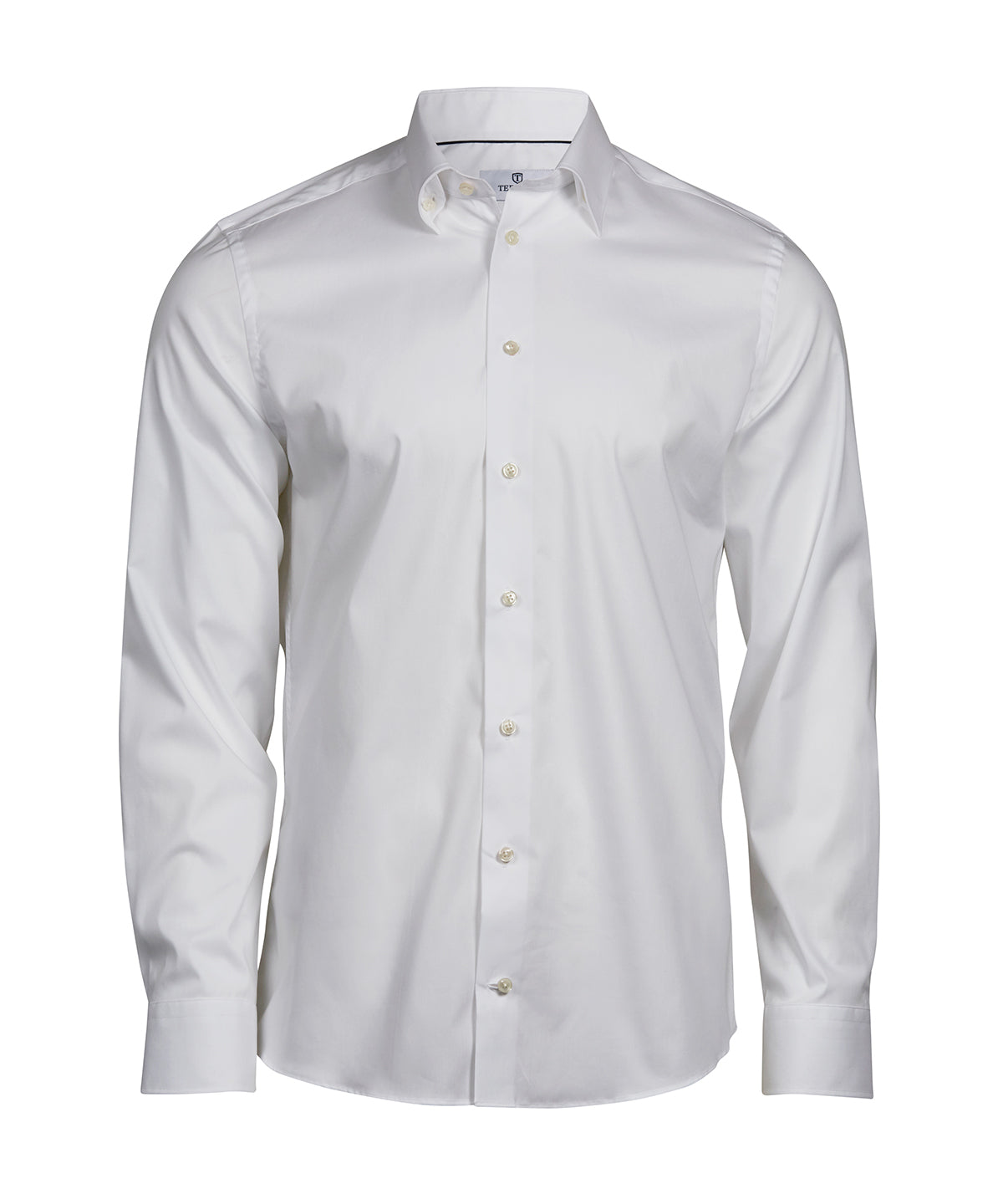 Tee Jays Stretch luxury shirt in White, front view