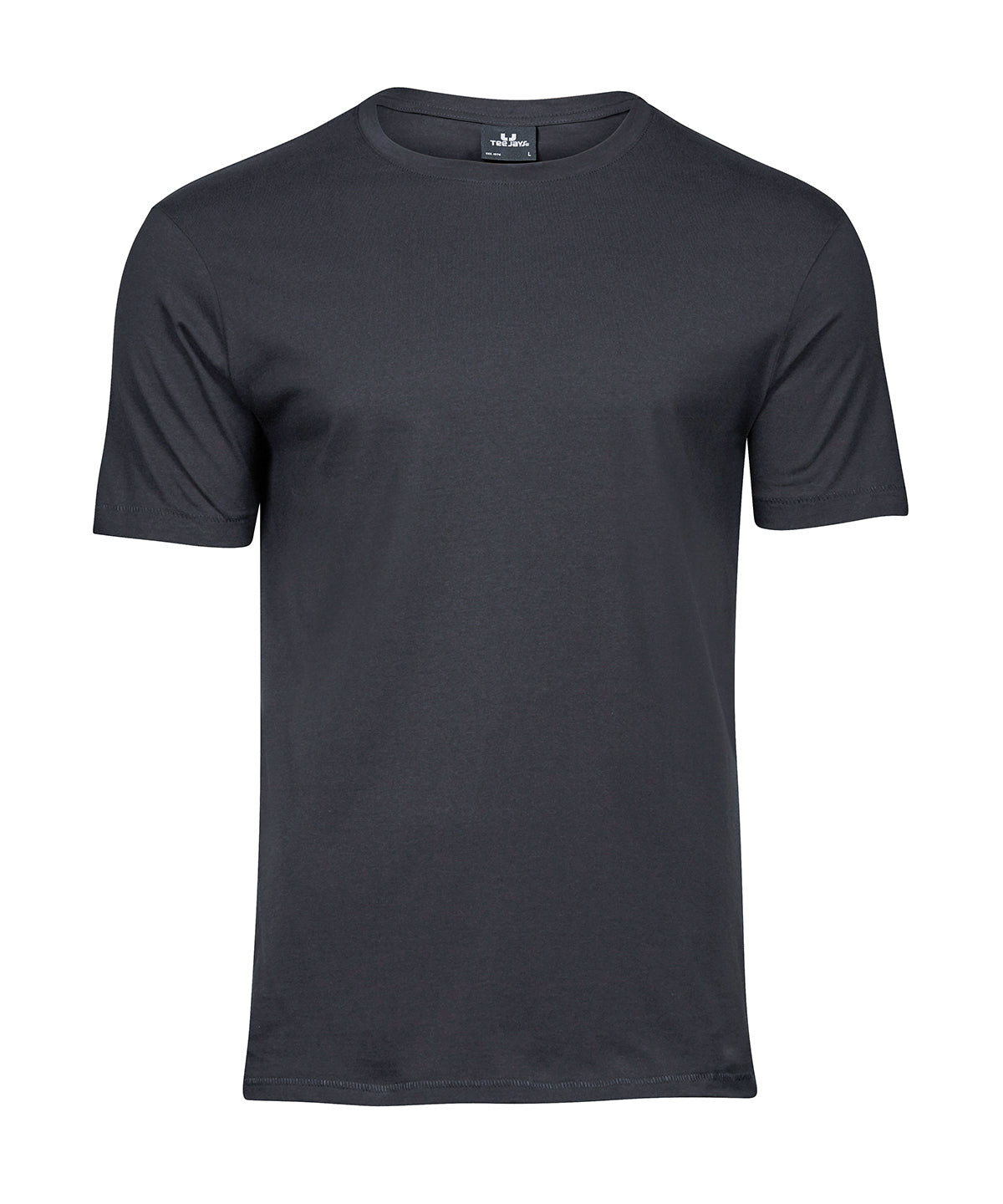 Tee Jays Luxury tee in Dark Grey, front view